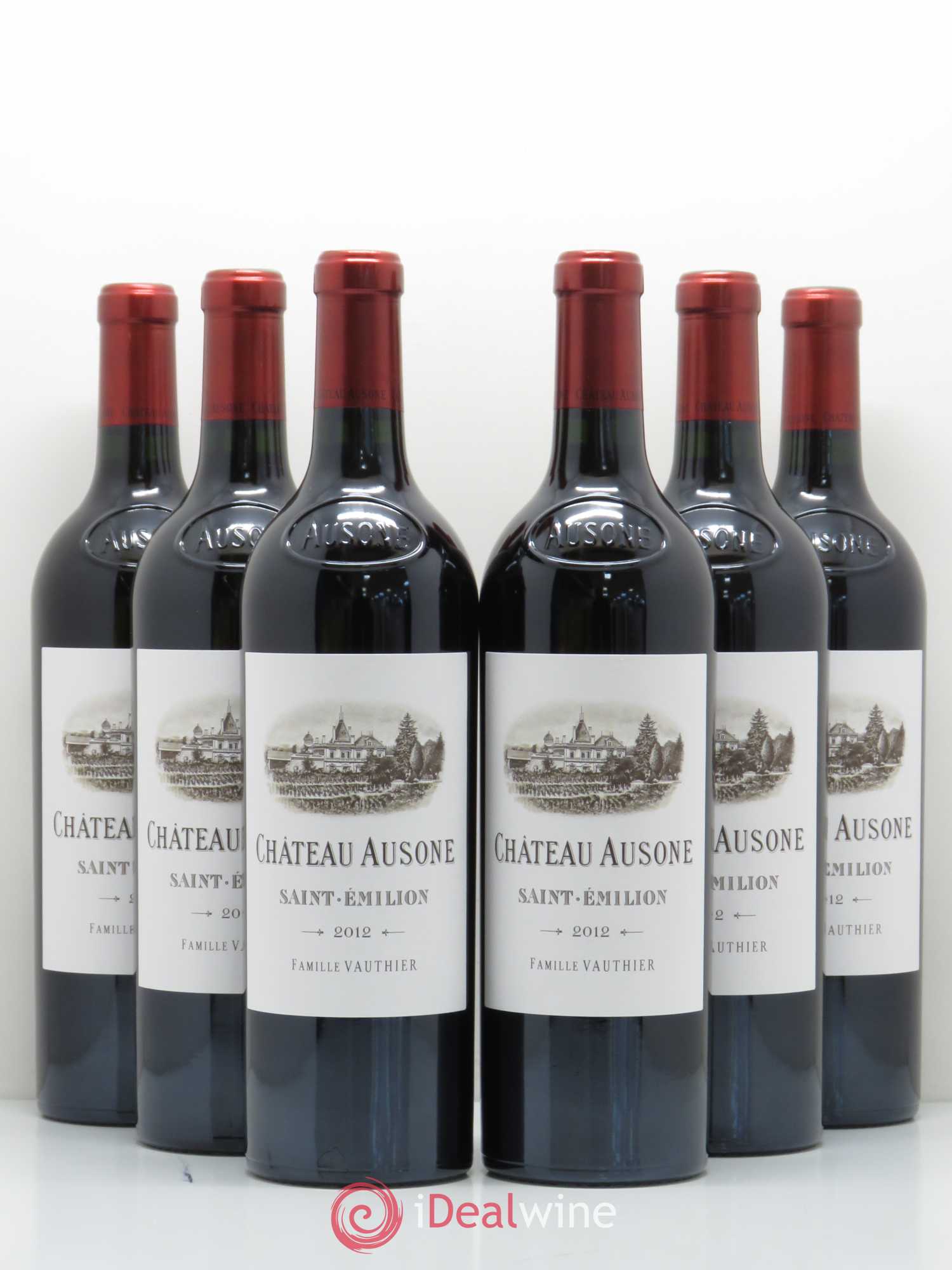 Château Ausone 1er Grand Cru Classé A 2012 - Lot de 6 bouteilles - 0