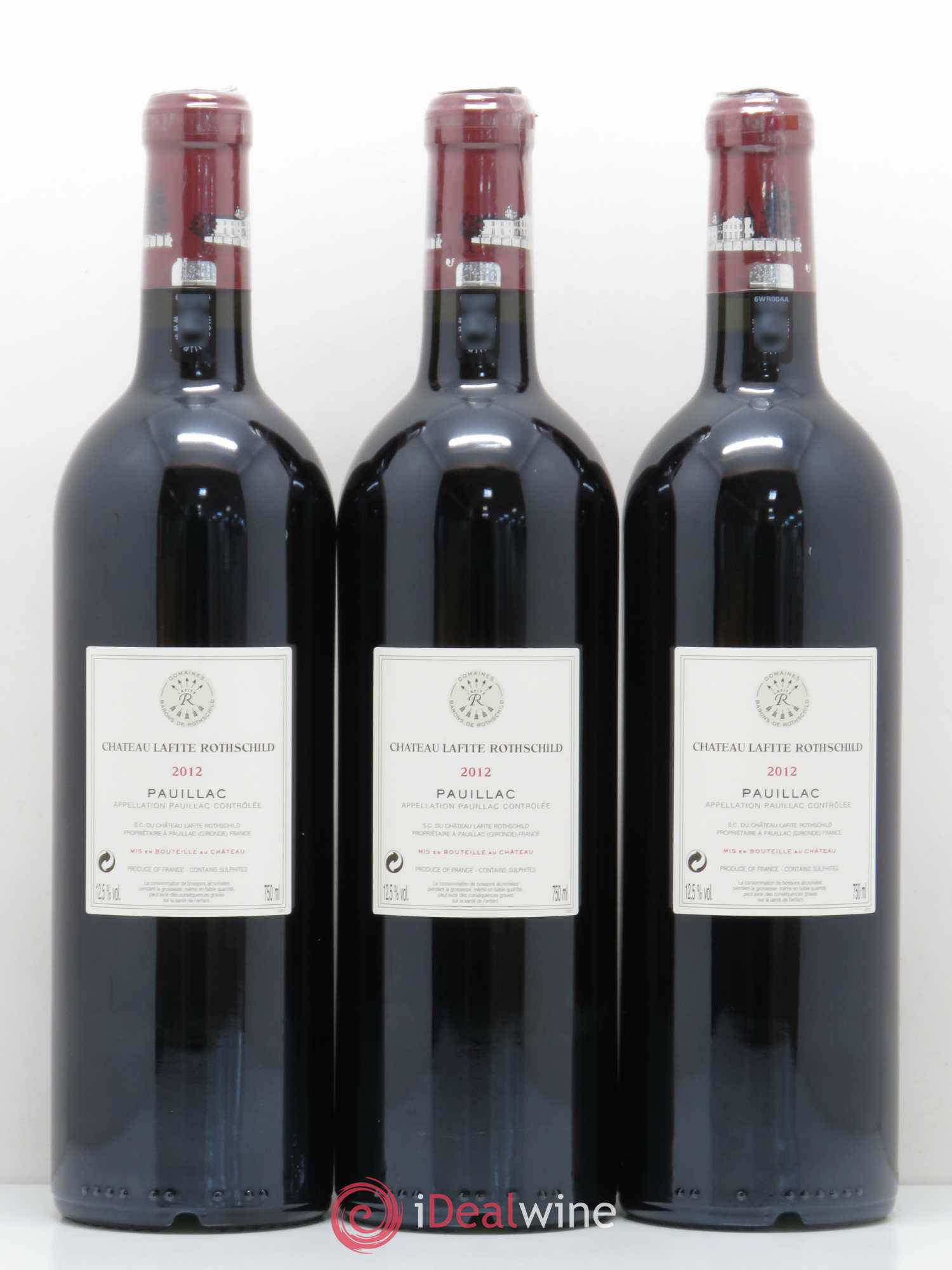 Château Lafite Rothschild 1er Grand Cru Classé 2012 - Lot de 6 bouteilles - 2
