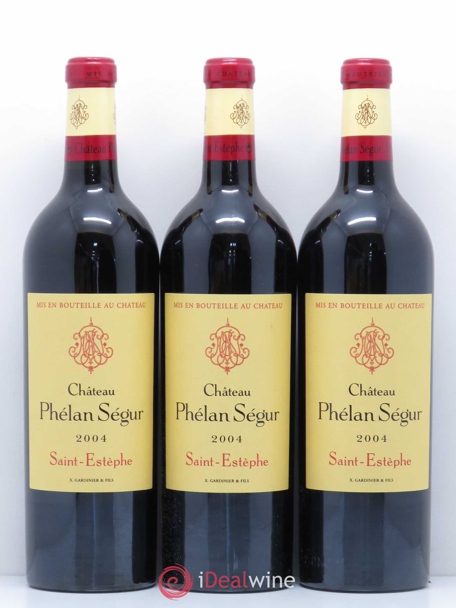 Château Phélan Ségur 2004 - Lot de 12 bouteilles - 1