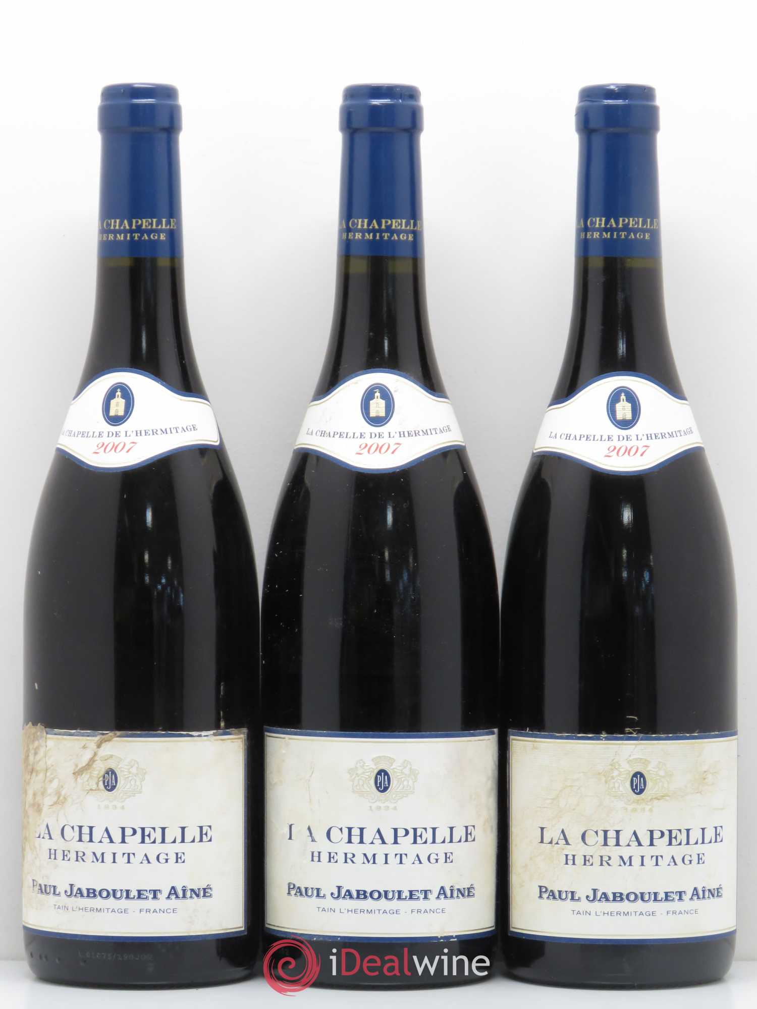 Hermitage La Chapelle Paul Jaboulet Ainé 2007 - Lot de 6 bouteilles - 1