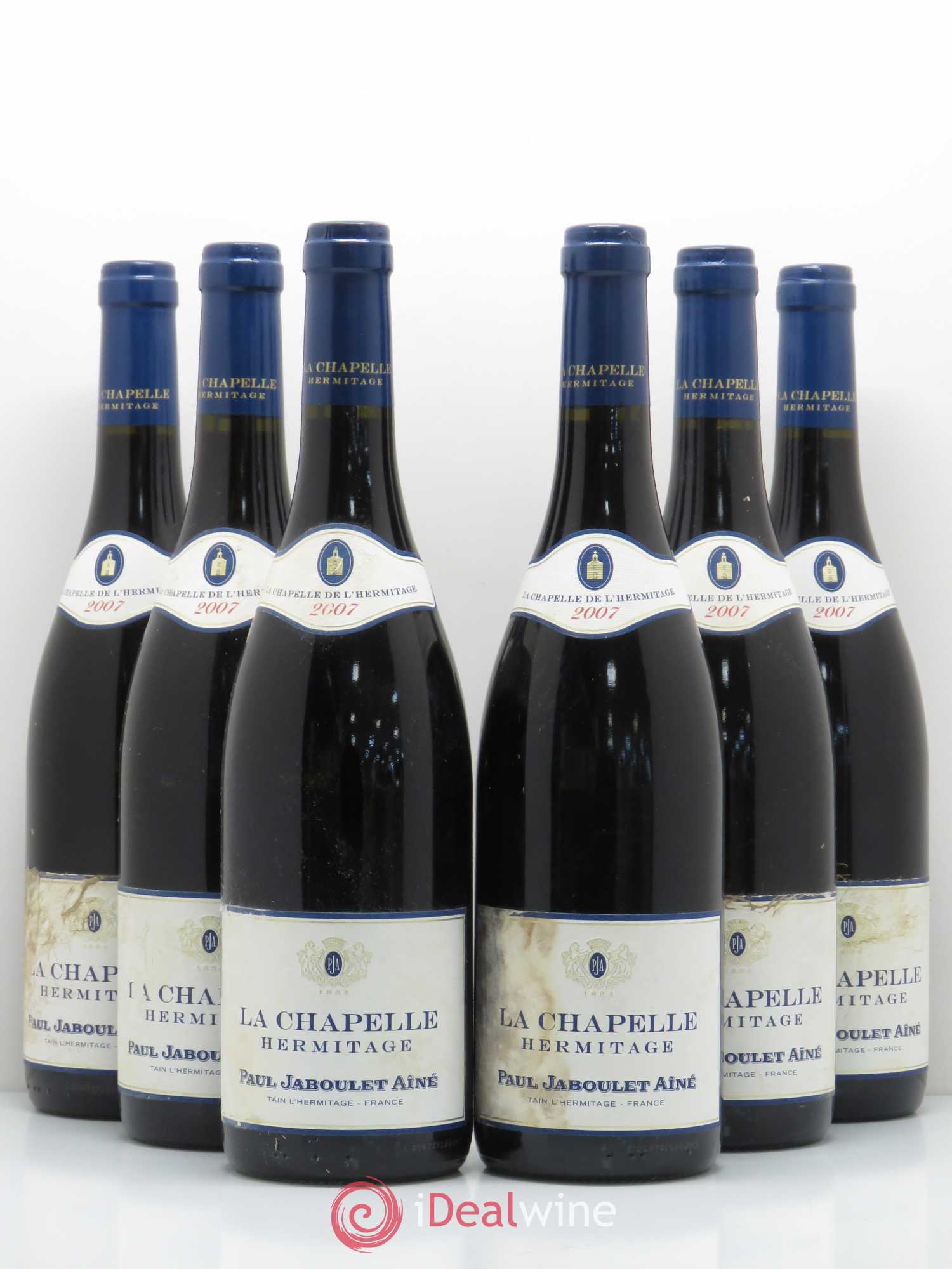 Hermitage La Chapelle Paul Jaboulet Ainé 2007 - Lot de 6 bouteilles - 0