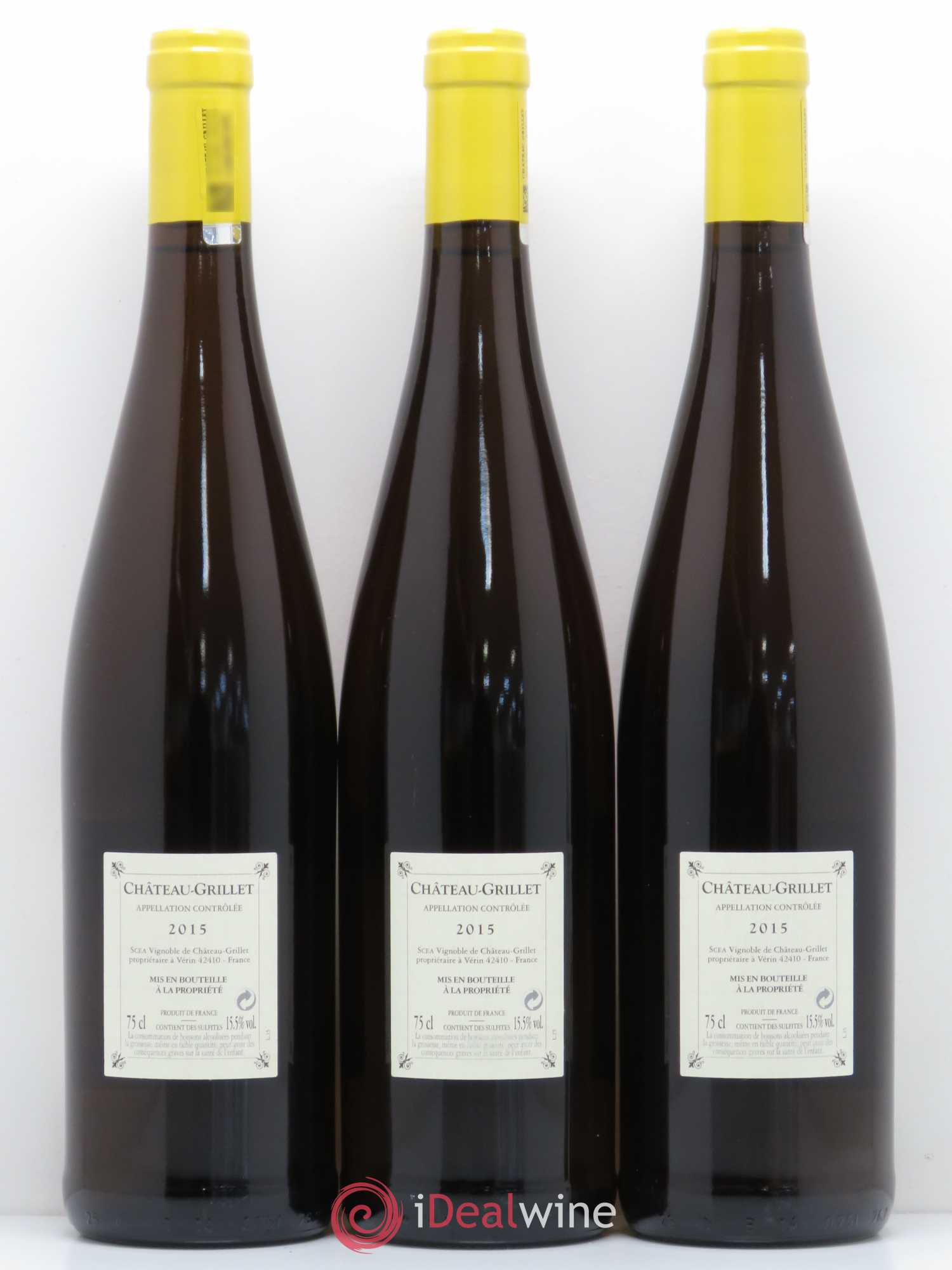 Château Grillet Château-Grillet 2015 - Lot de 6 bouteilles - 5