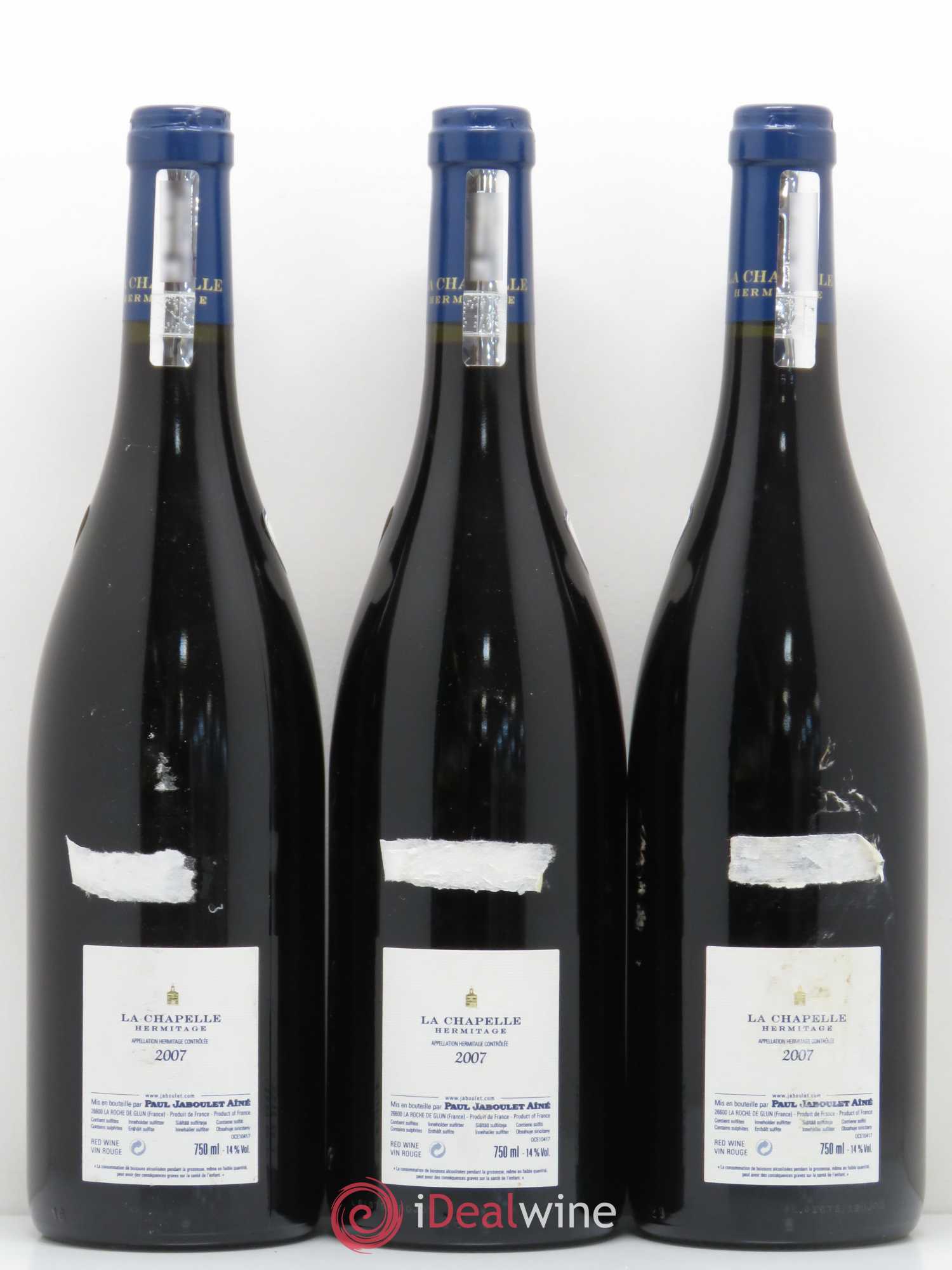 Hermitage La Chapelle Paul Jaboulet Ainé 2007 - Lot de 6 bouteilles - 4