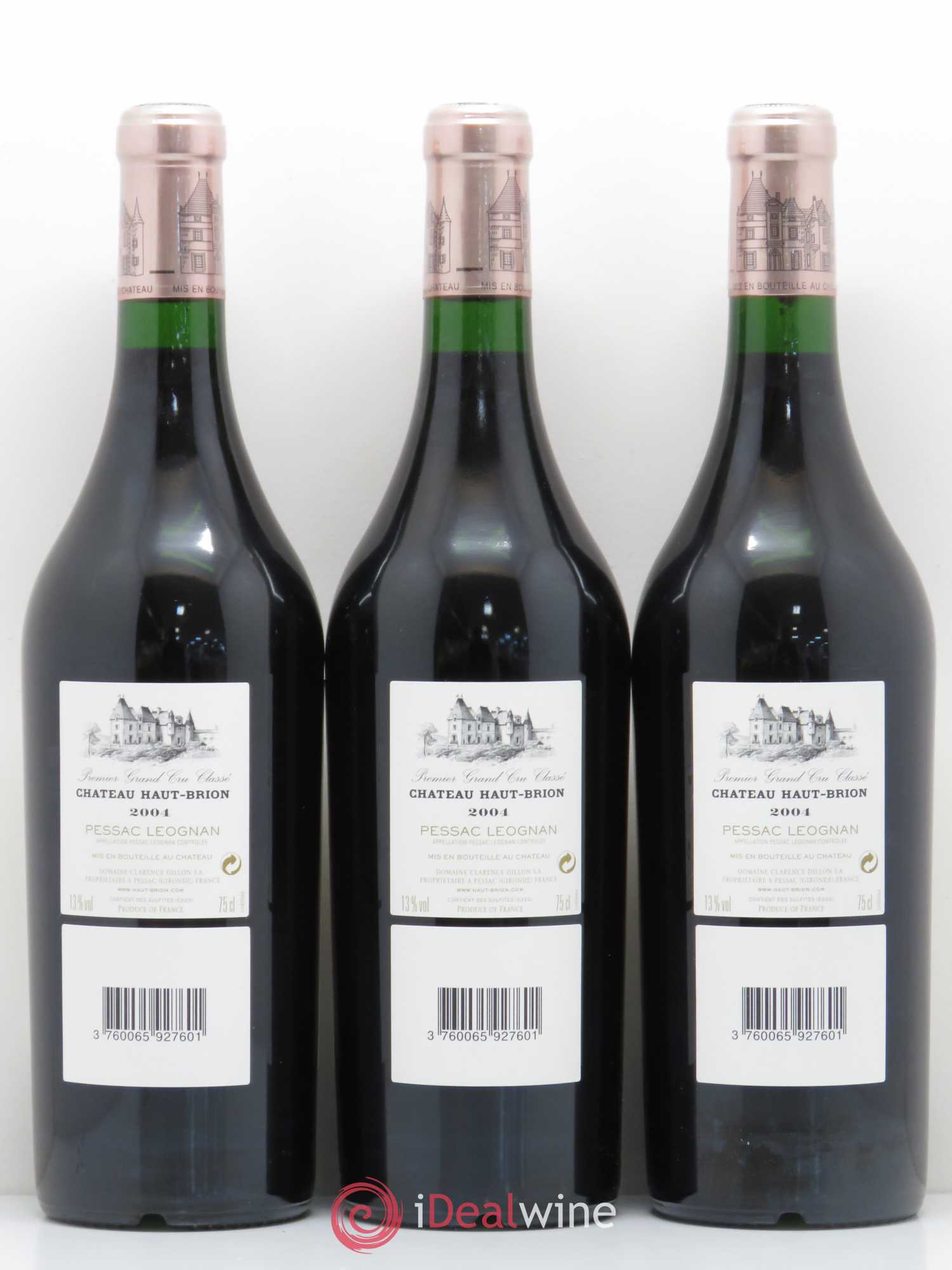 Château Haut Brion 1er Grand Cru Classé 2004 - Lot de 6 bouteilles - 2