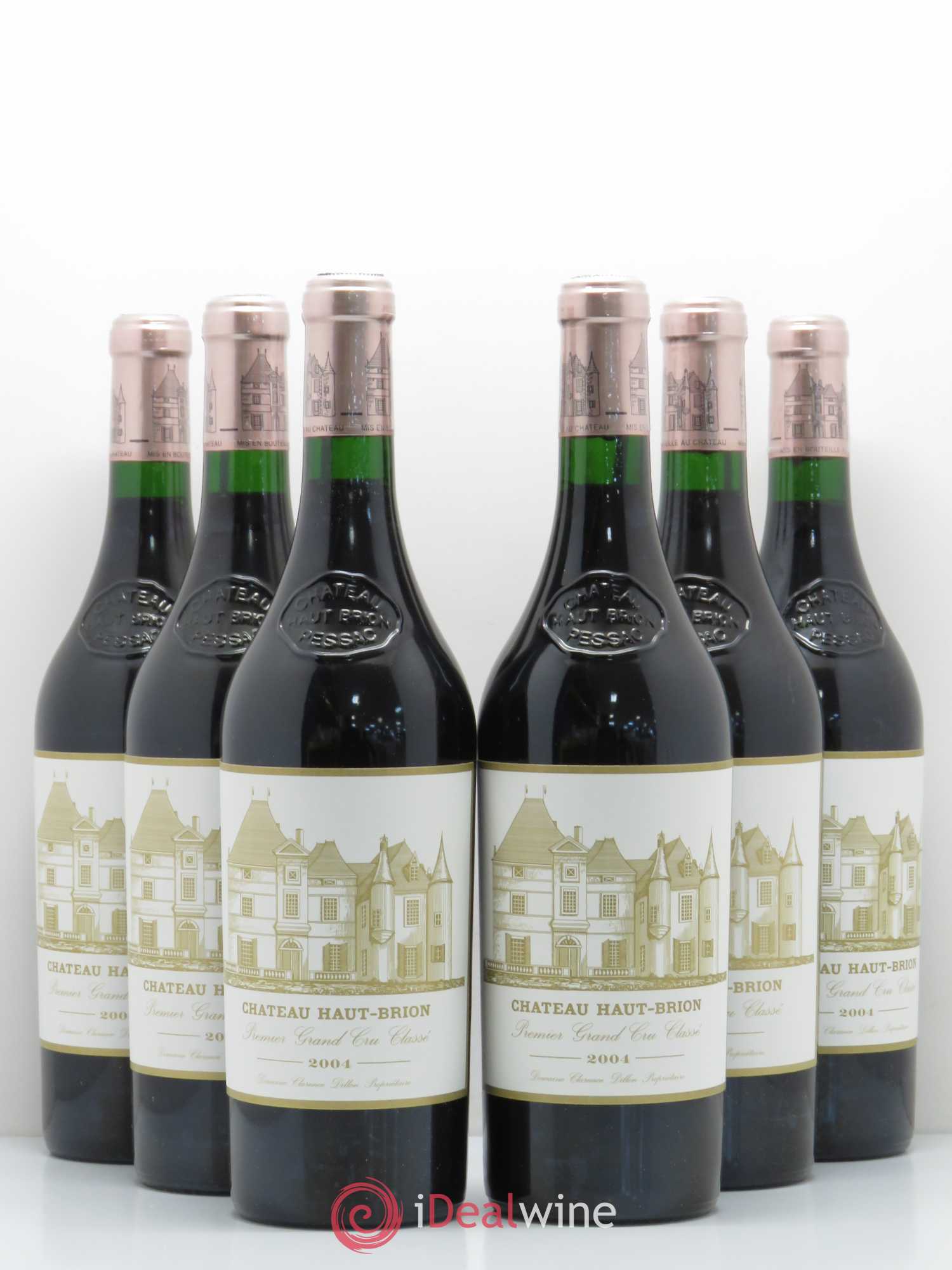 Château Haut Brion 1er Grand Cru Classé 2004 - Lot de 6 bouteilles - 0