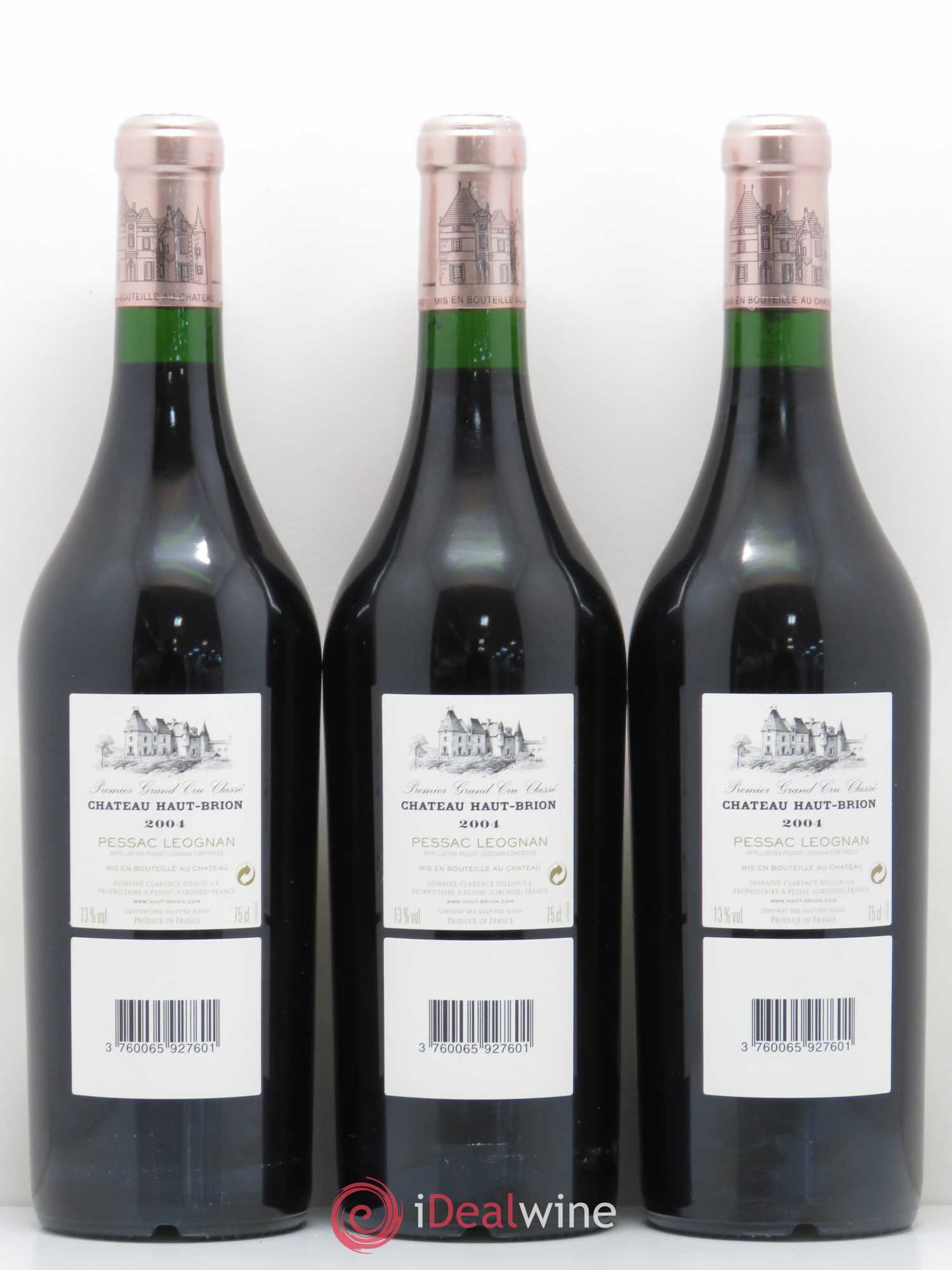 Château Haut Brion 1er Grand Cru Classé 2004 - Lot de 6 bouteilles - 4