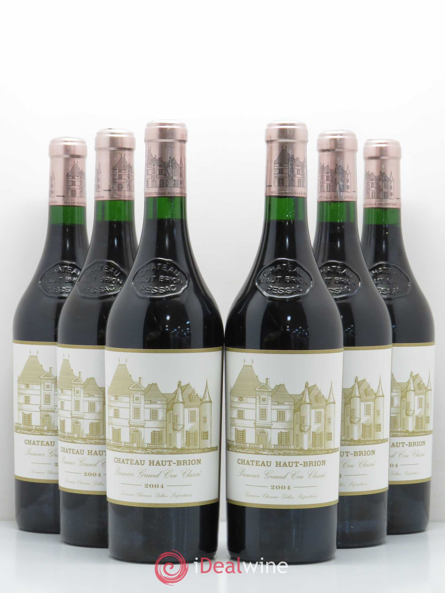 Château Haut Brion 1er Grand Cru Classé 2004 - Lot de 6 bouteilles - 0