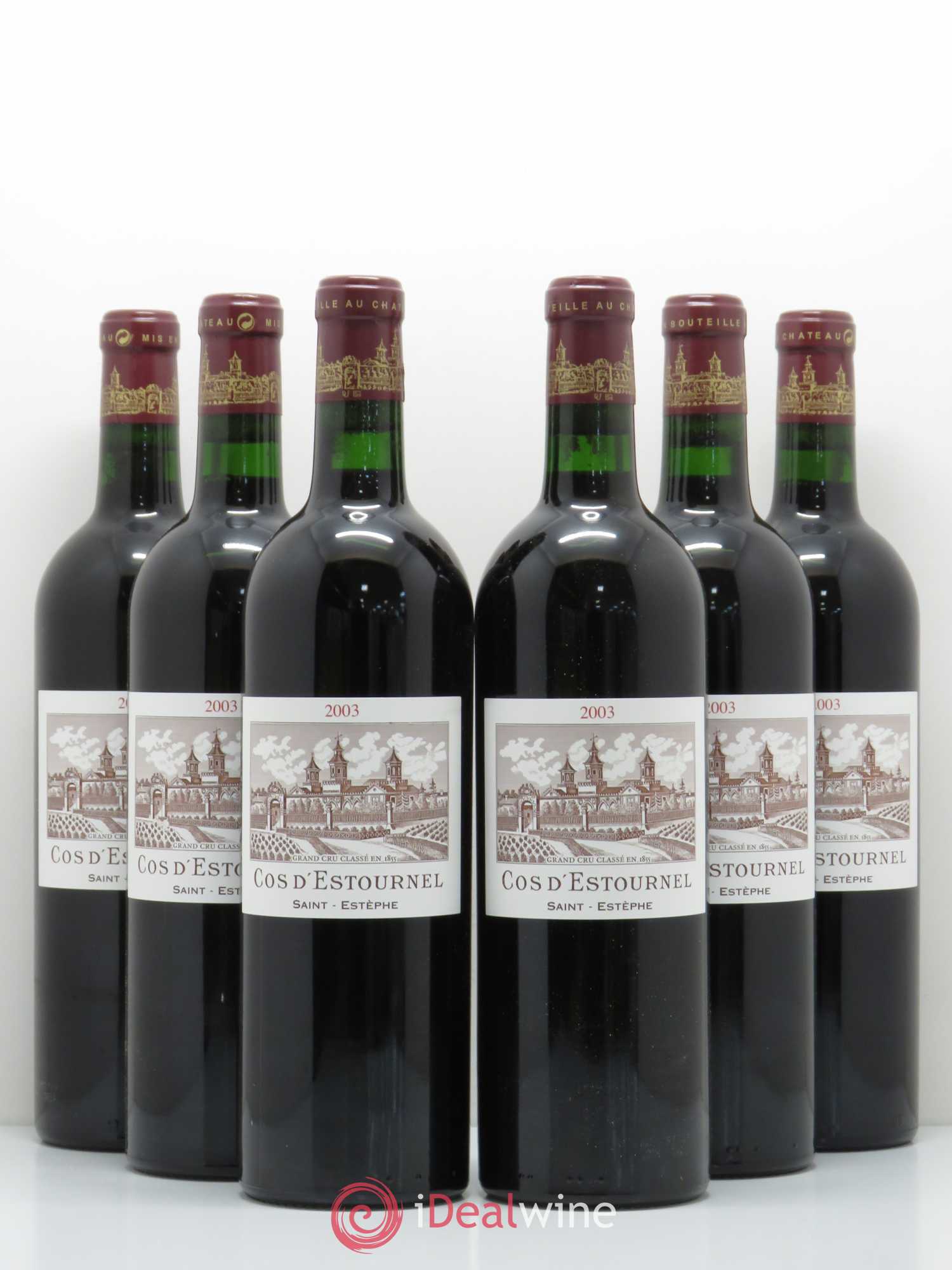 Cos d'Estournel 2ème Grand Cru Classé 2003 - Lot de 6 bouteilles - 0