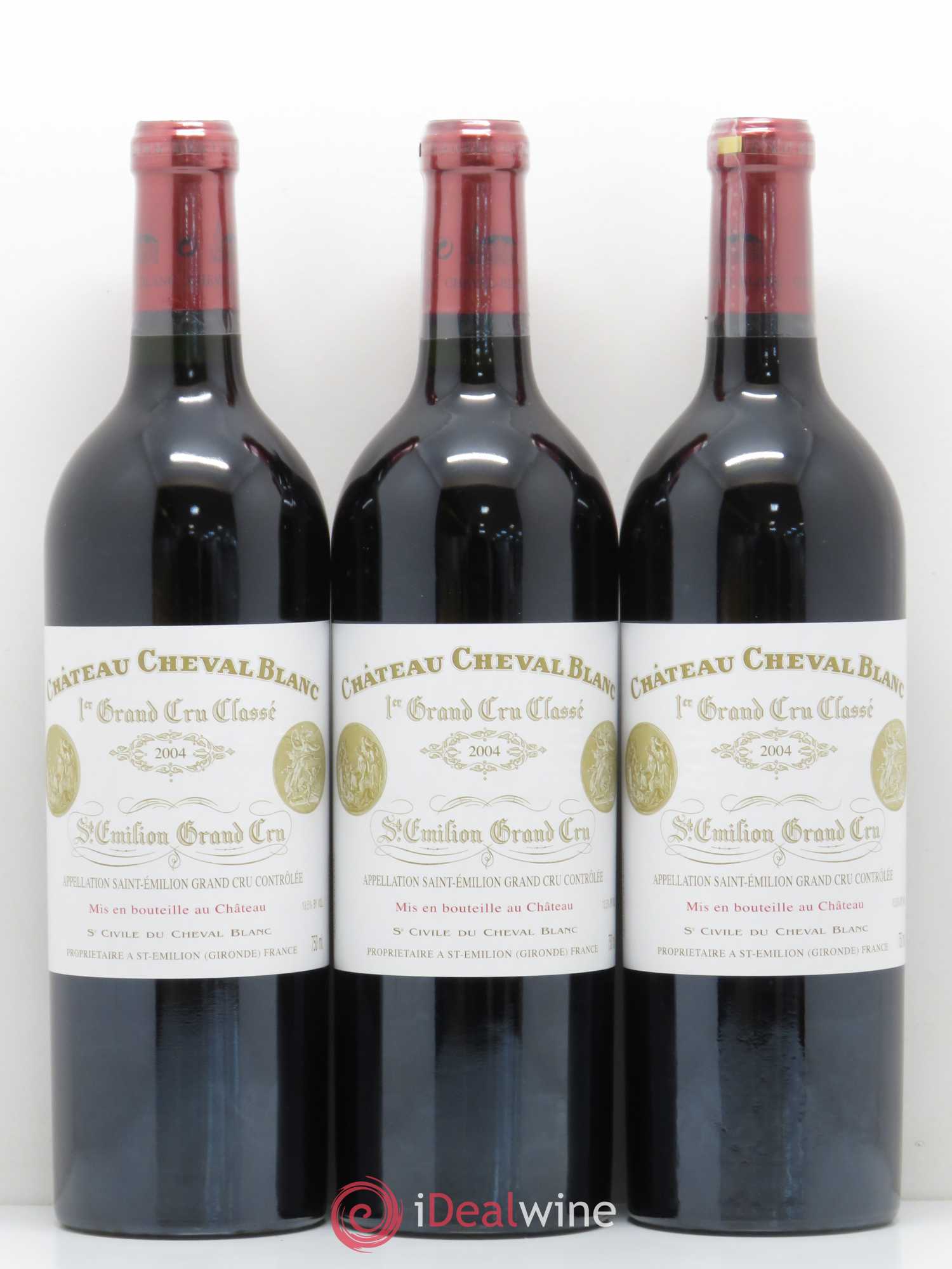 Château Cheval Blanc 1er Grand Cru Classé A 2004 - Lot de 12 bouteilles - 2