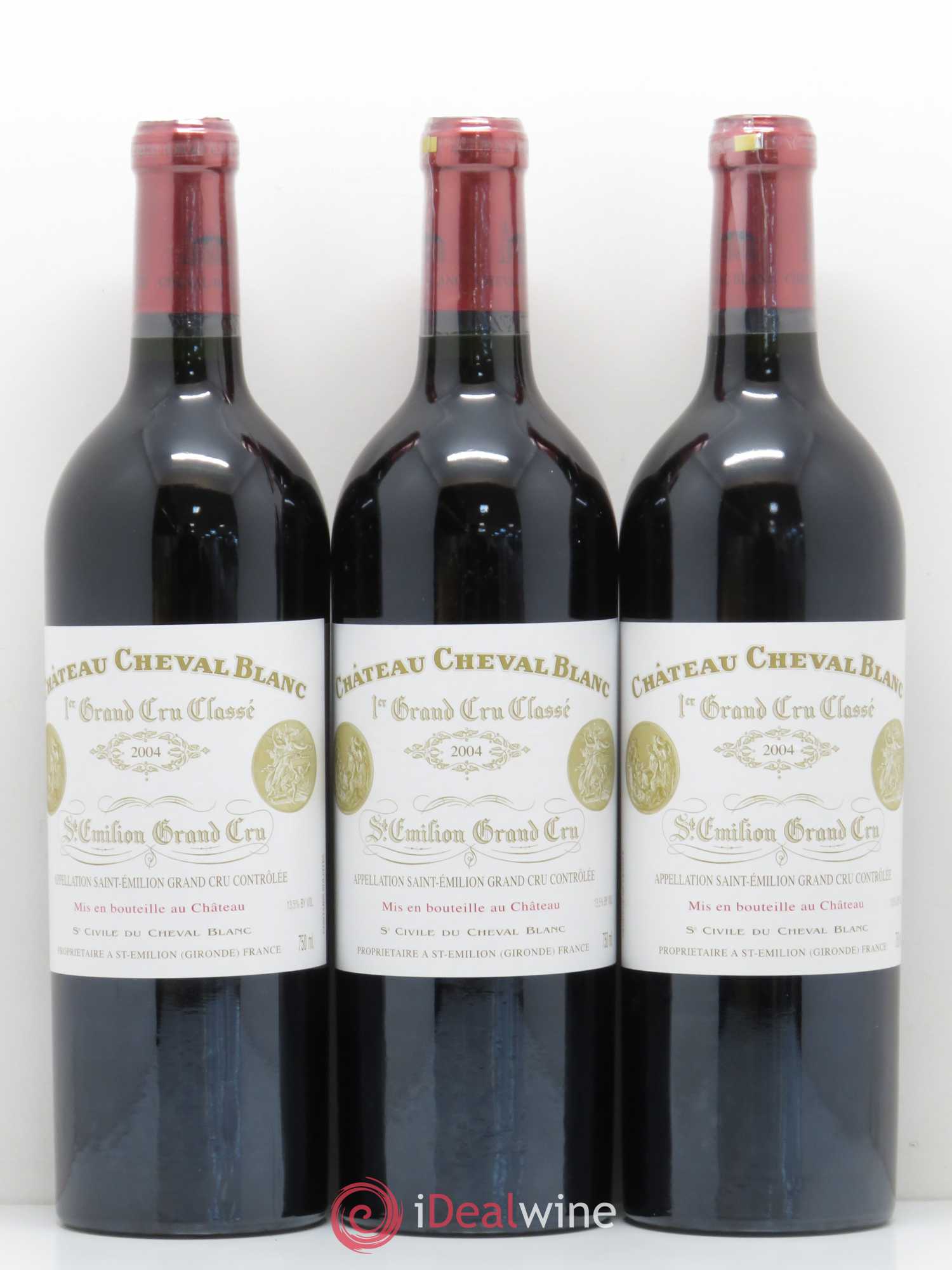 Château Cheval Blanc 1er Grand Cru Classé A 2004 - Lot de 12 bouteilles - 3