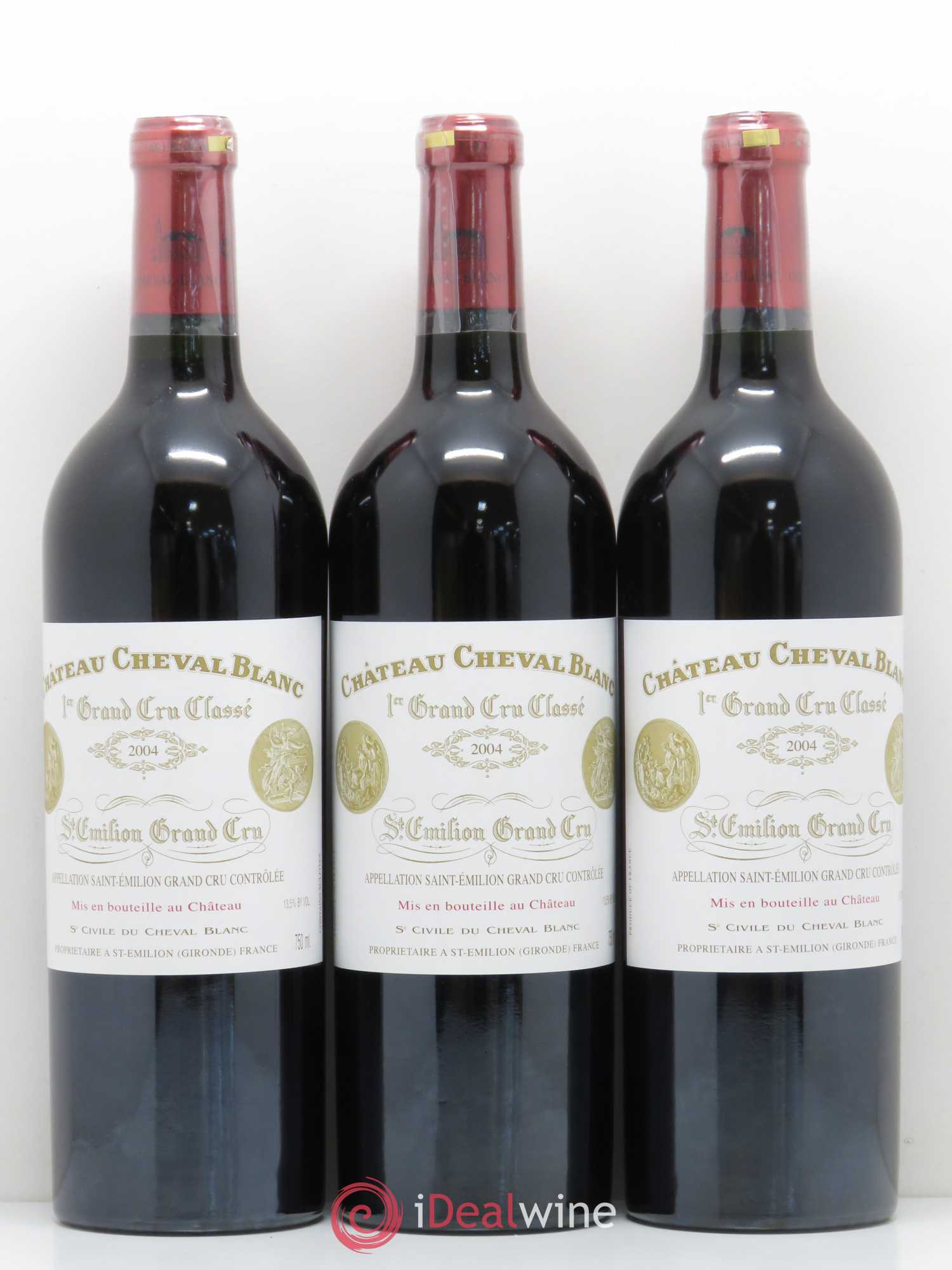 Château Cheval Blanc 1er Grand Cru Classé A 2004 - Lot de 12 bouteilles - 4
