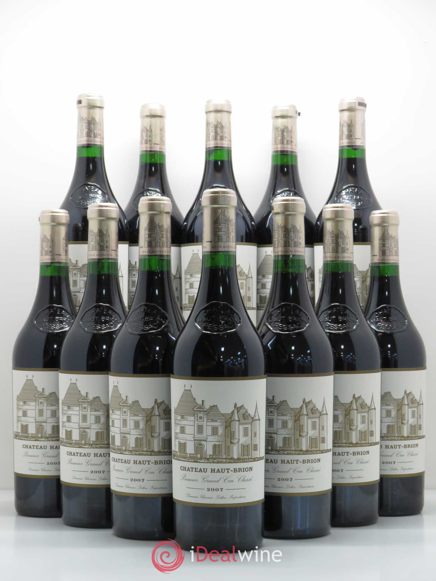 Château Haut Brion 1er Grand Cru Classé 2007 - Lot de 12 bouteilles - 0