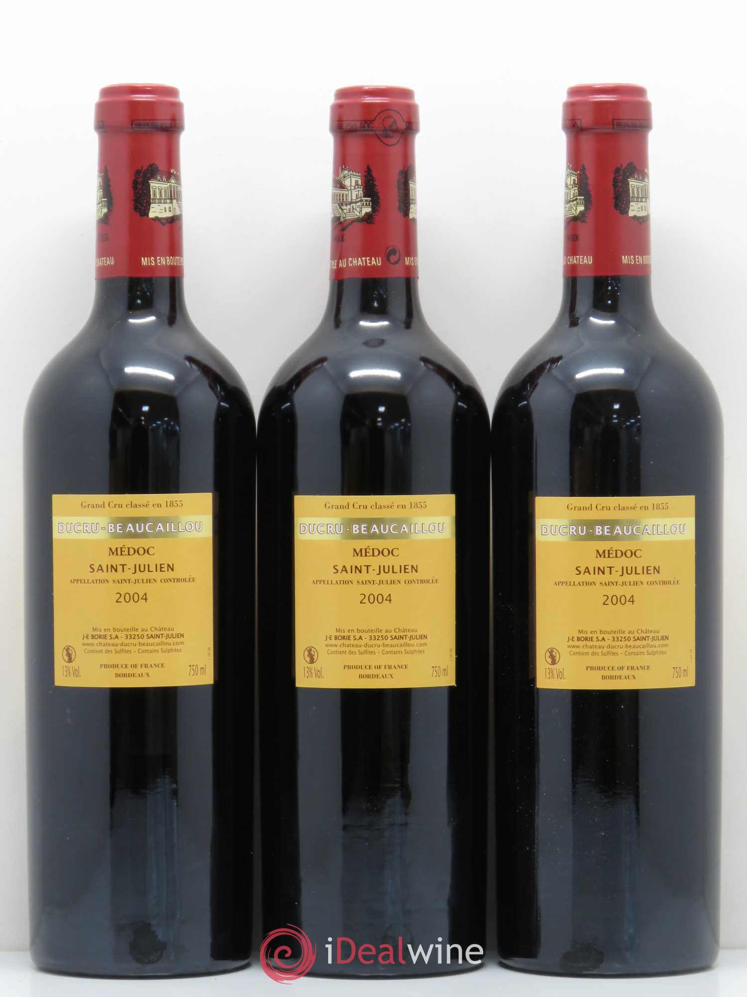 Château Ducru Beaucaillou 2ème Grand Cru Classé 2004 - Lot de 12 bouteilles - 2