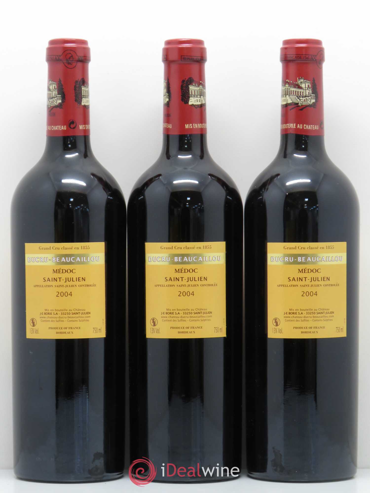 Château Ducru Beaucaillou 2ème Grand Cru Classé 2004 - Lot de 12 bouteilles - 4