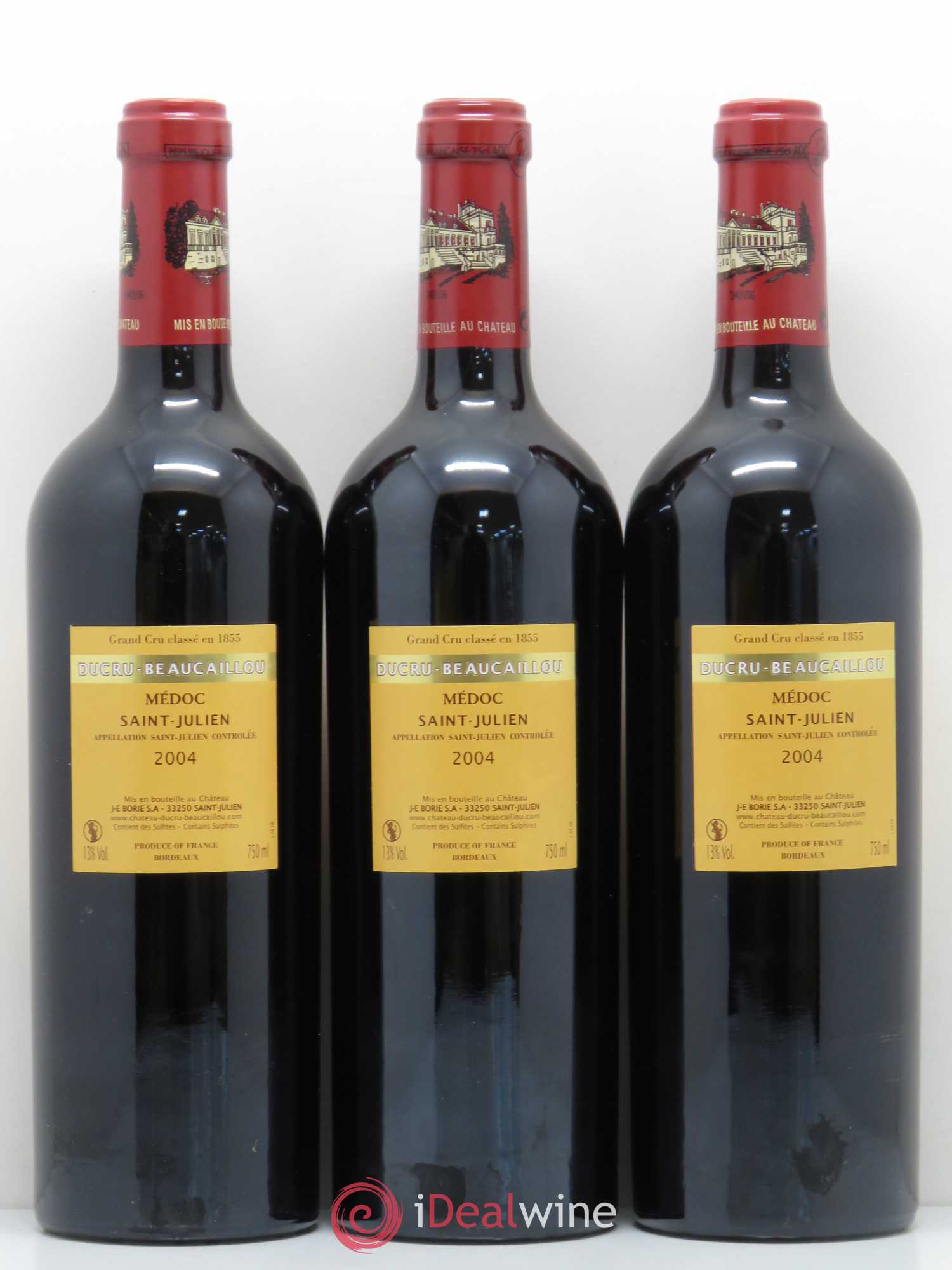 Château Ducru Beaucaillou 2ème Grand Cru Classé 2004 - Lot de 12 bouteilles - 8