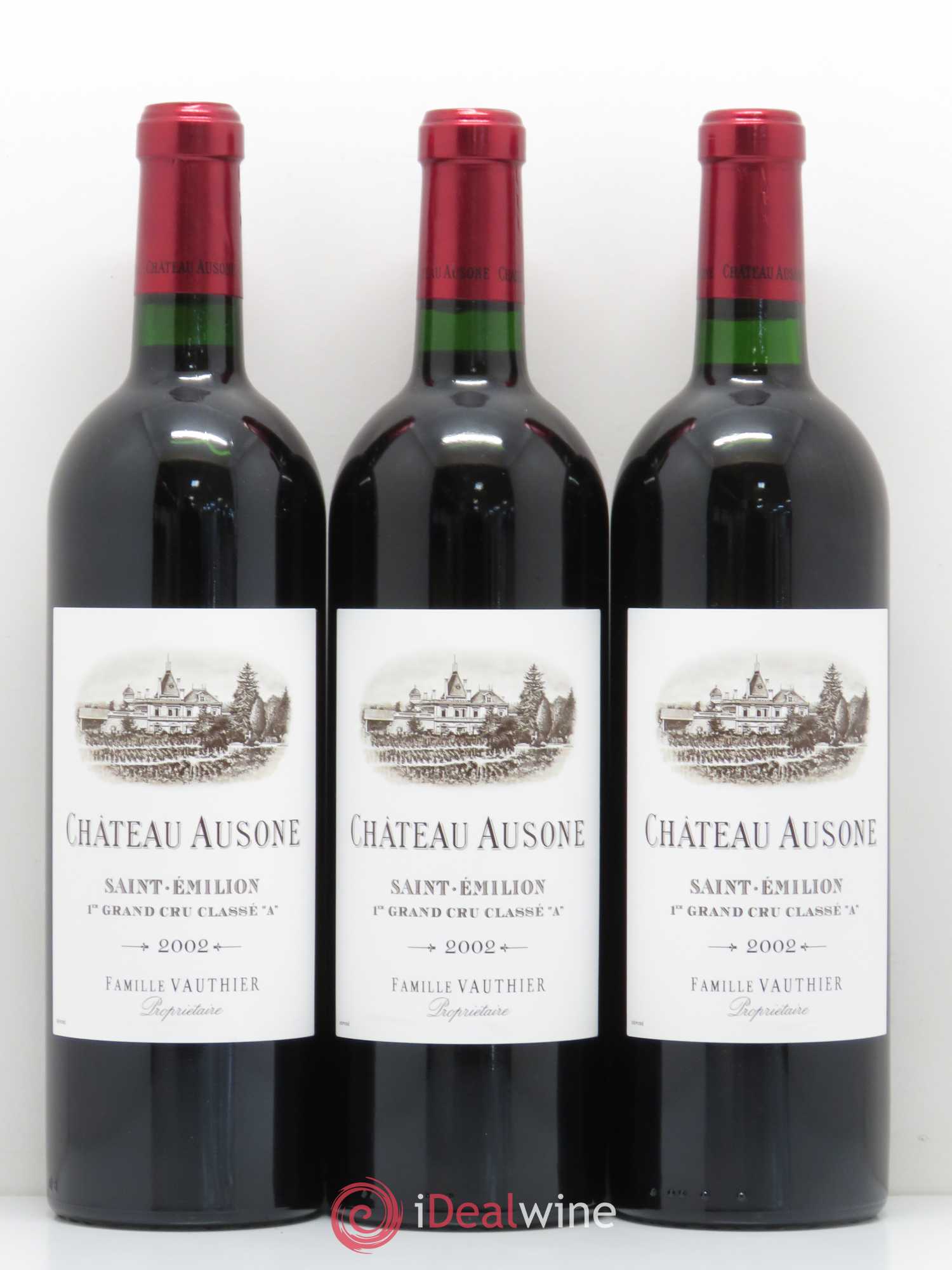 Château Ausone 1er Grand Cru Classé A 2002 - Lot de 12 bouteilles - 1