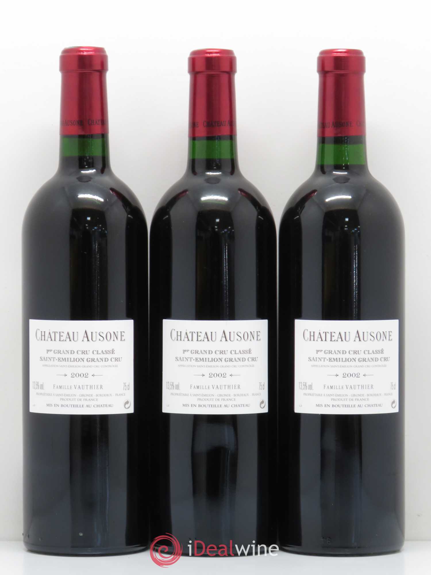 Château Ausone 1er Grand Cru Classé A 2002 - Lot de 12 bouteilles - 2