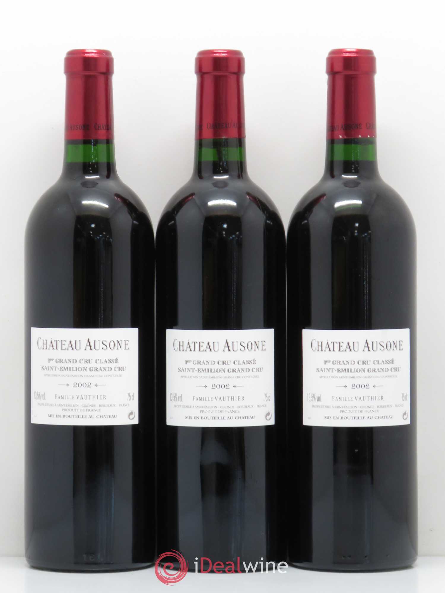 Château Ausone 1er Grand Cru Classé A 2002 - Lot de 12 bouteilles - 6