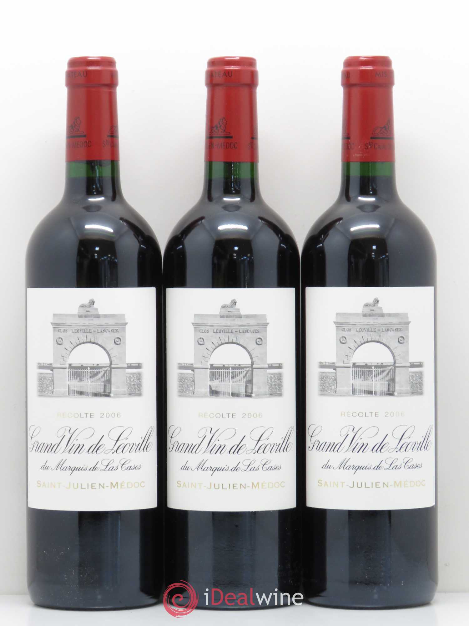 Château Léoville Las Cases 2ème Grand Cru Classé 2006 - Lot de 12 bouteilles - 1