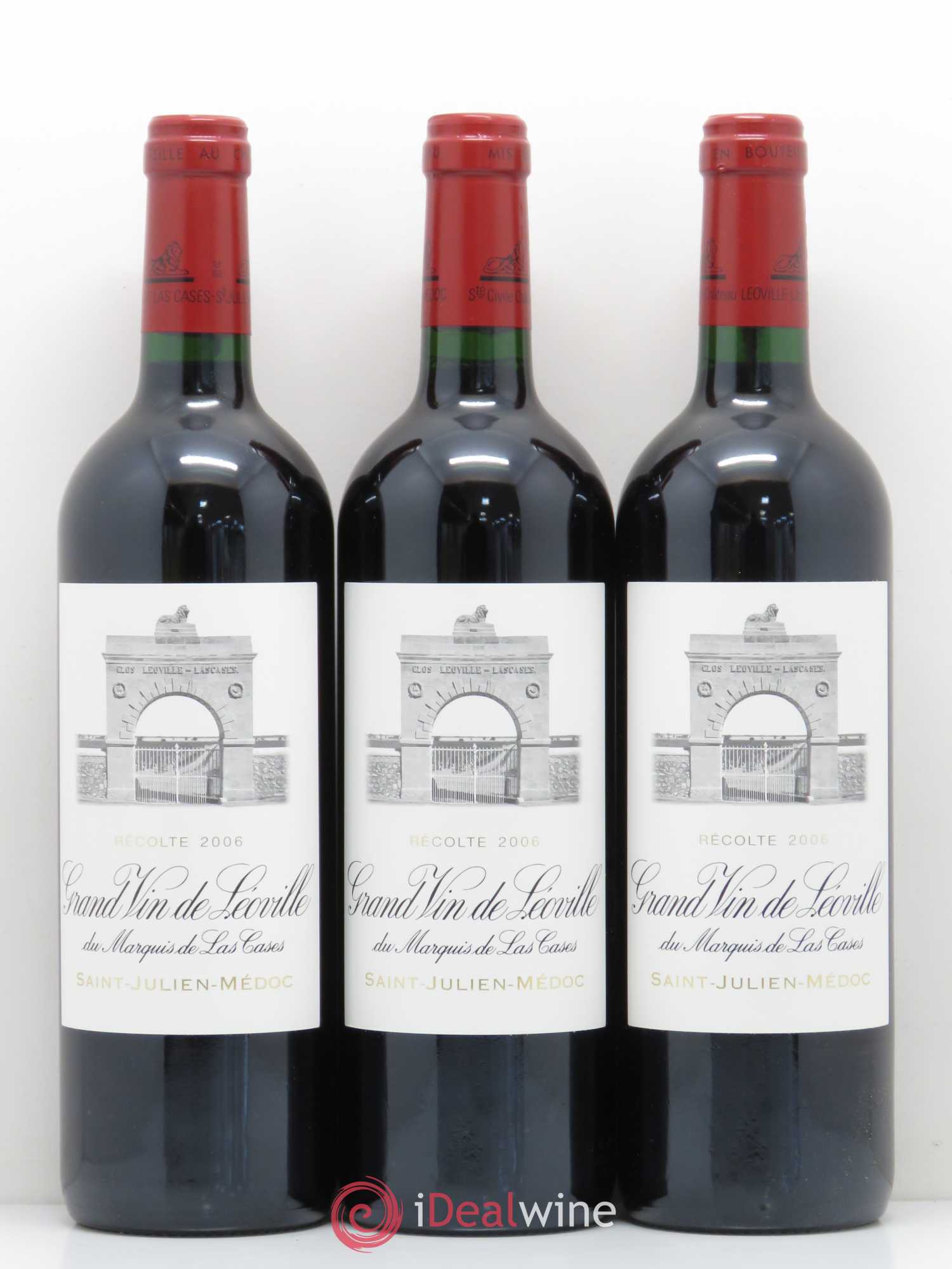 Château Léoville Las Cases 2ème Grand Cru Classé 2006 - Lot de 12 bouteilles - 2