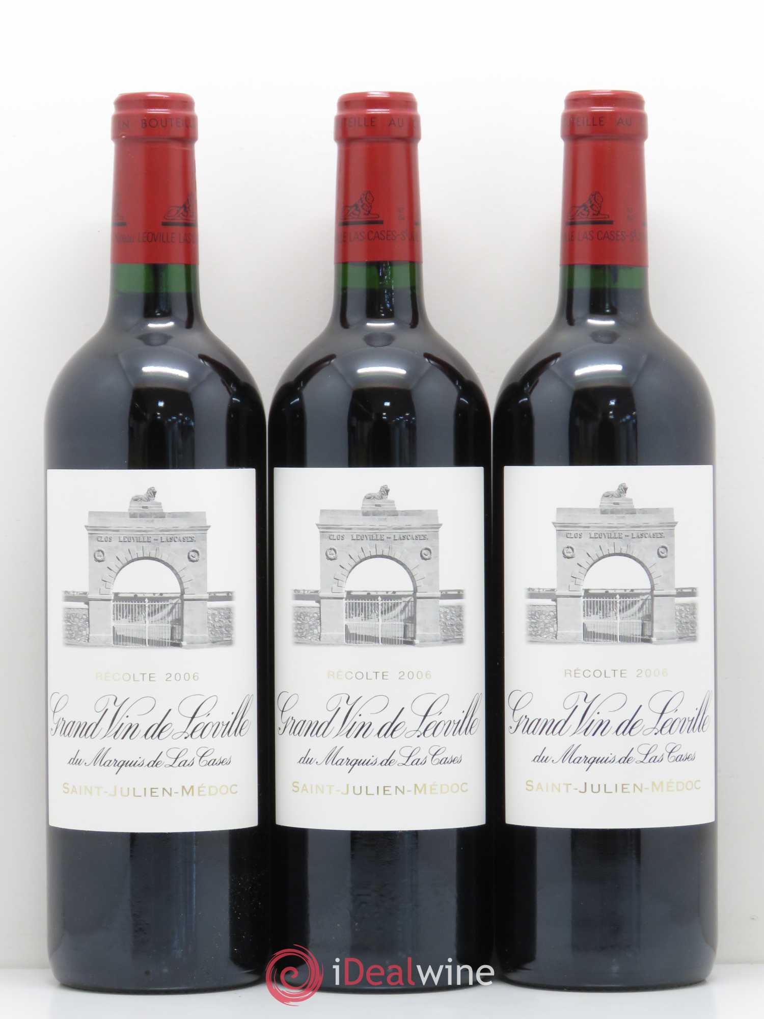 Château Léoville Las Cases 2ème Grand Cru Classé 2006 - Lot de 12 bouteilles - 3