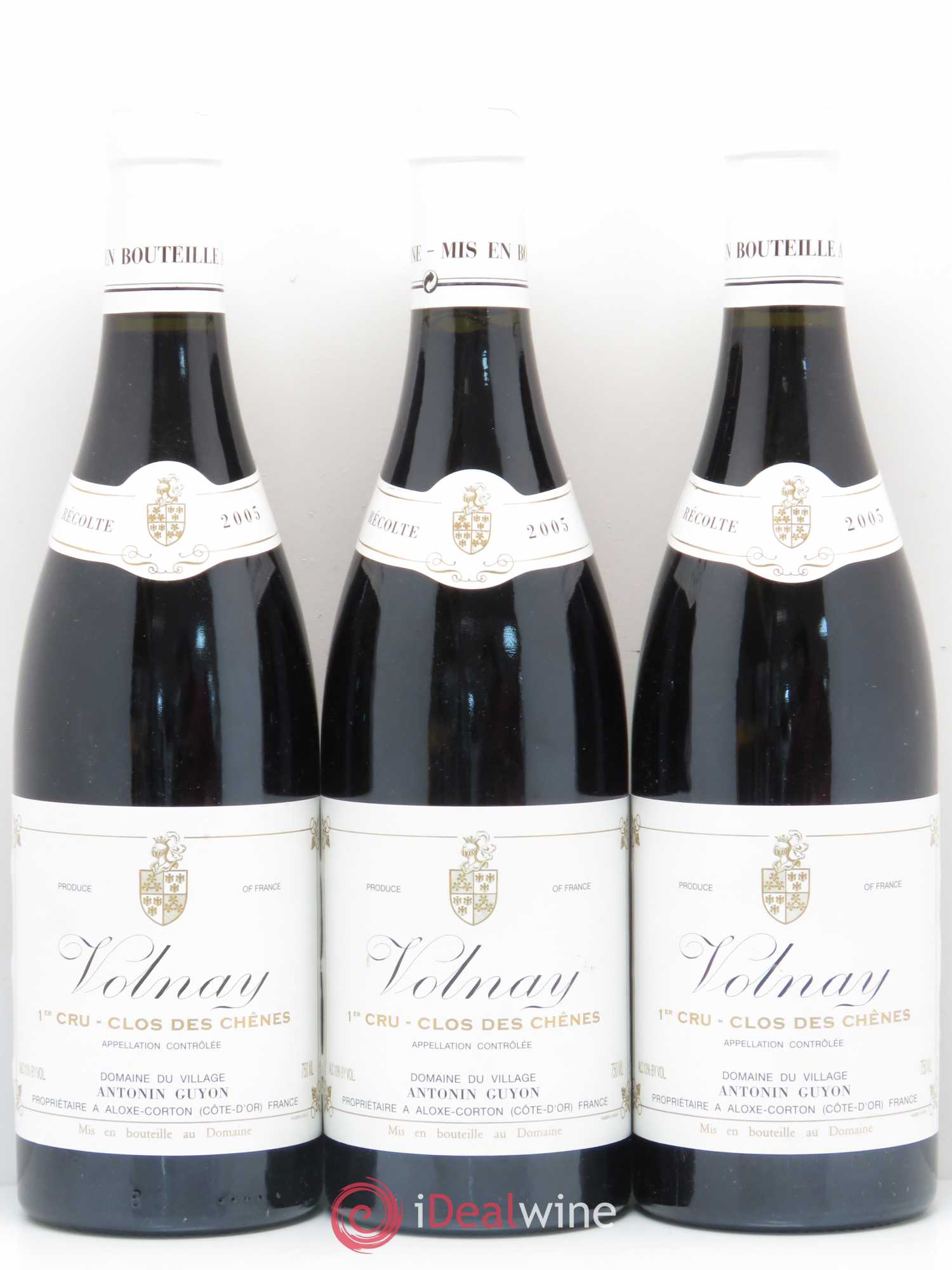Volnay 1er Cru Clos des Chênes Antonin Guyon 2005 - Posten von 3 Flaschen - 0
