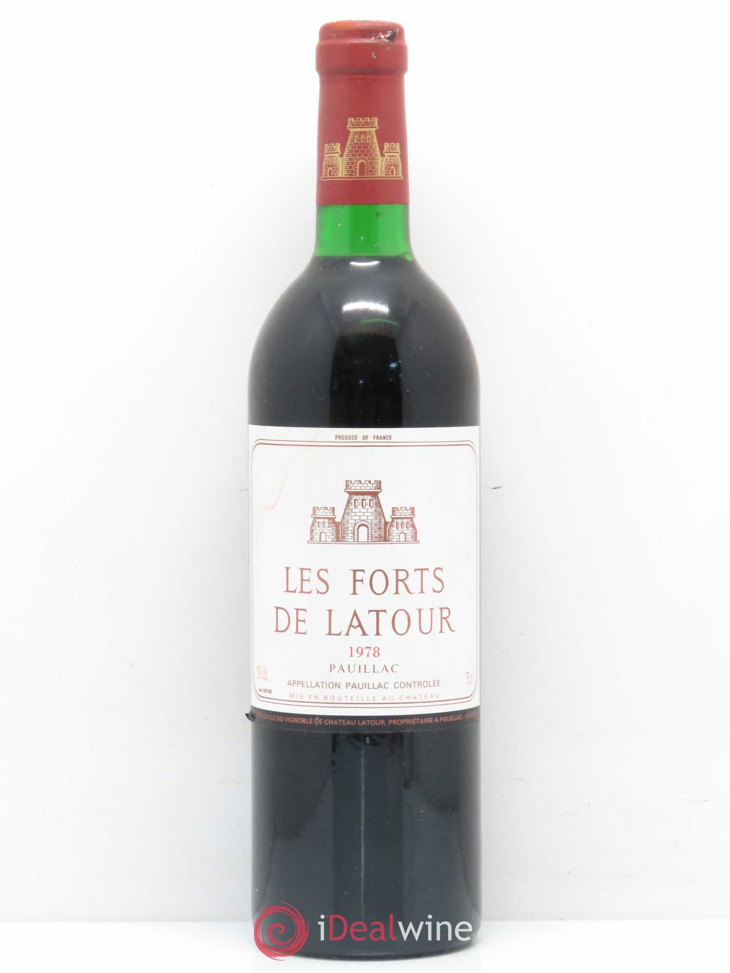 Les Forts de Latour Second Vin 1978 - Lot de 1 bouteille - 0