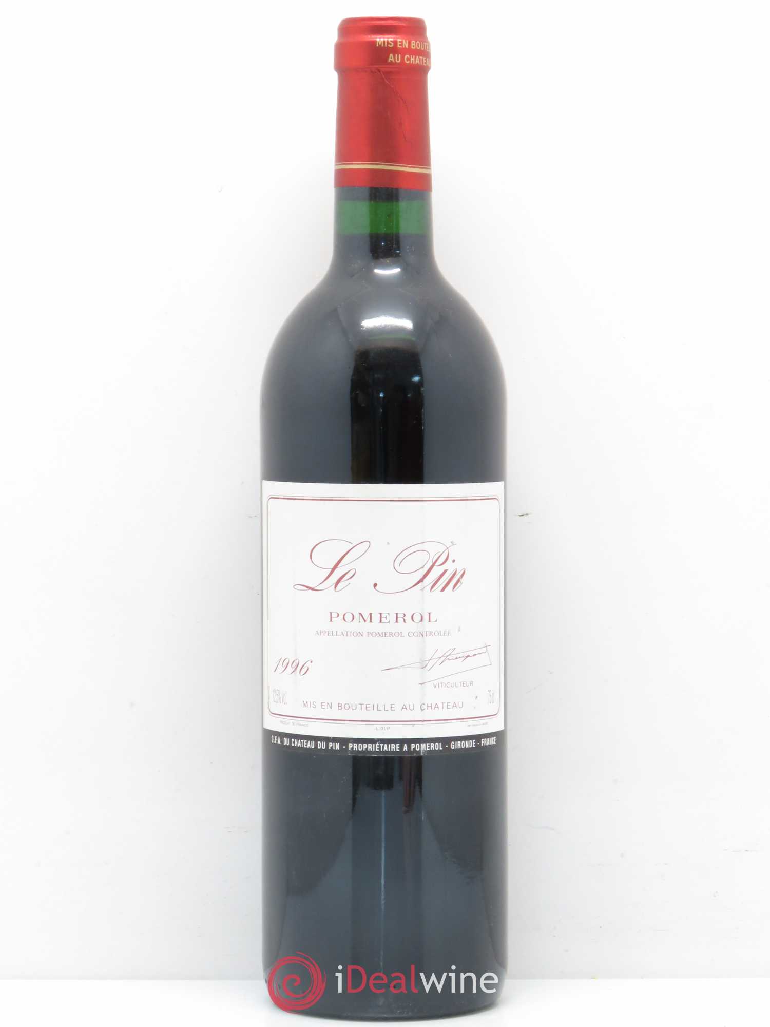 Château Le Pin 1996 - Lot de 1 bouteille - 0