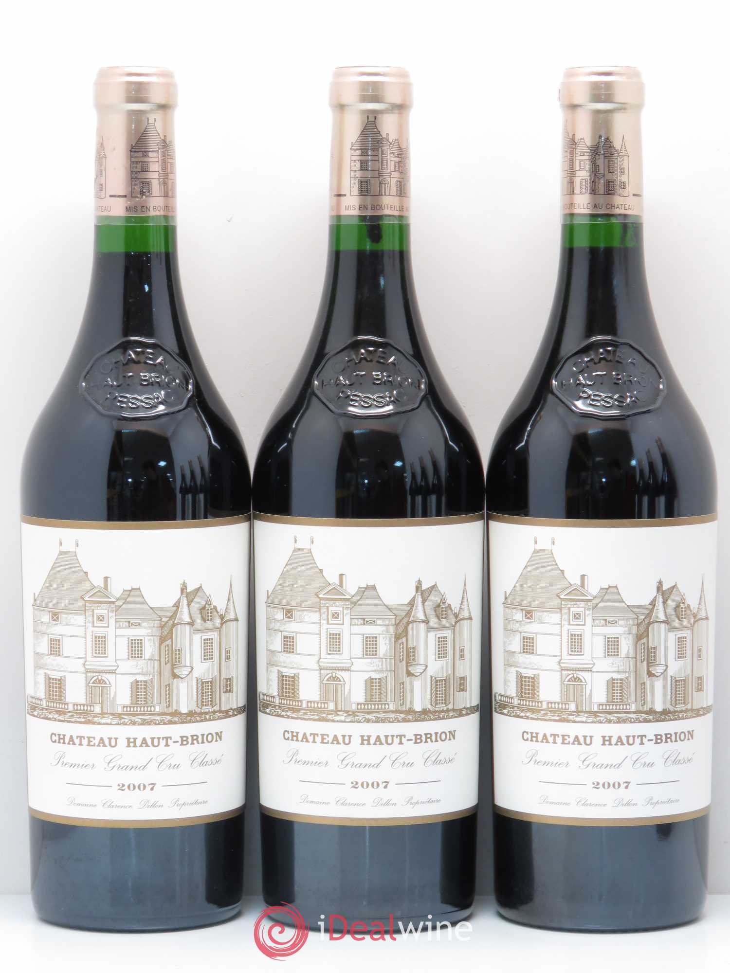 Château Haut Brion 1er Grand Cru Classé 2007 - Lot de 6 bouteilles - 1