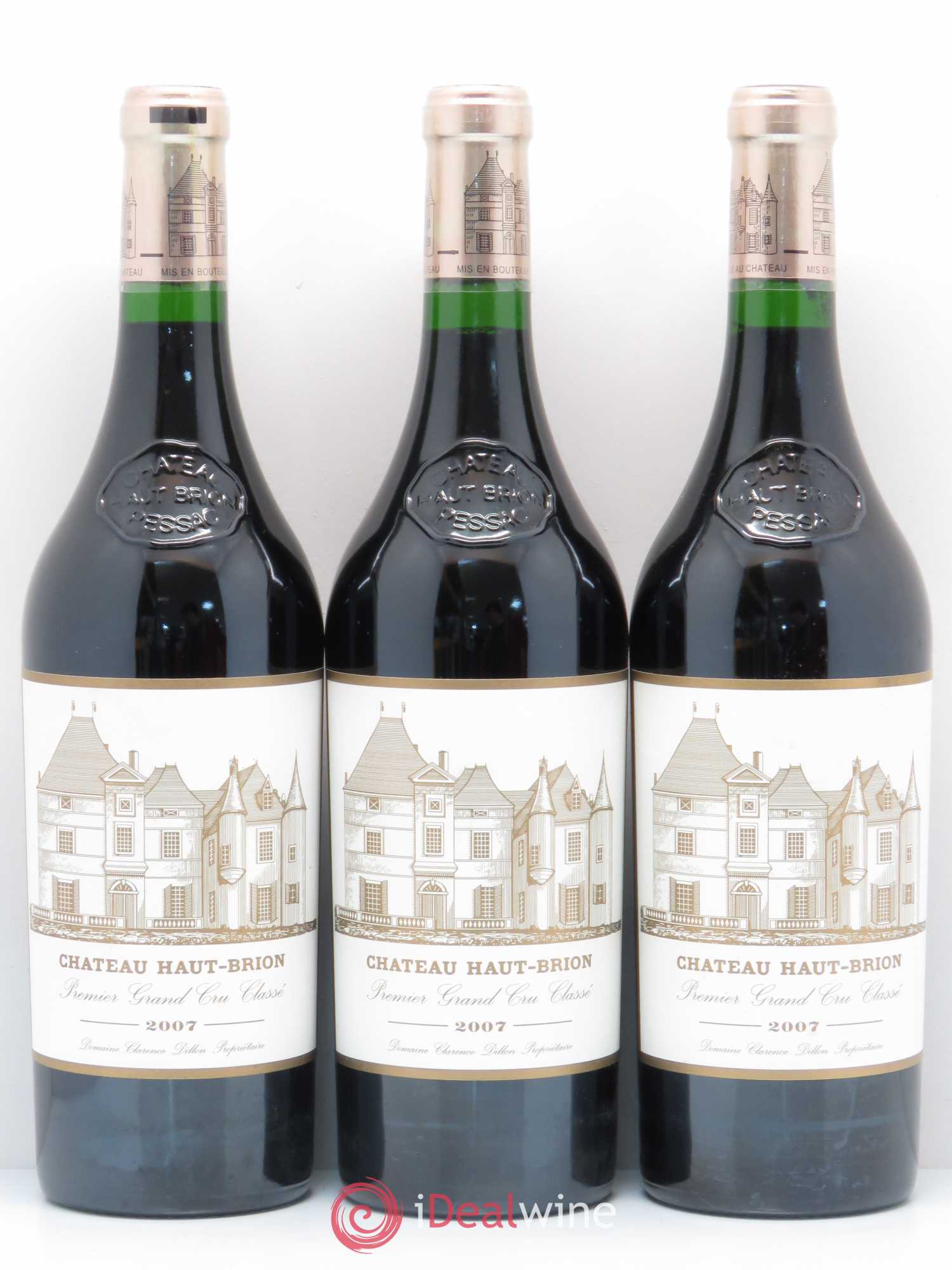Château Haut Brion 1er Grand Cru Classé 2007 - Lot de 6 bouteilles - 3