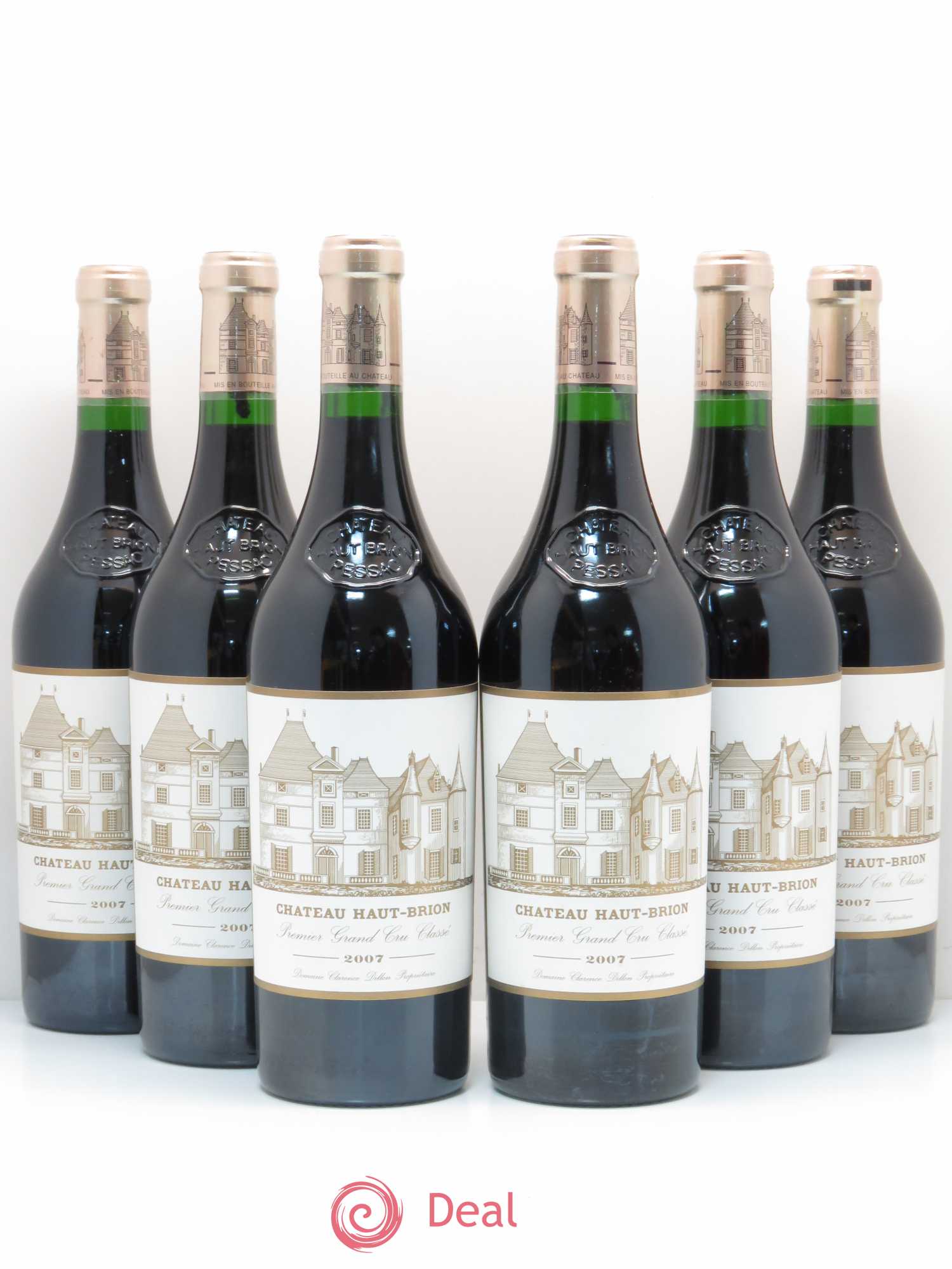 Château Haut Brion 1er Grand Cru Classé 2007 - Lot de 6 bouteilles - 0