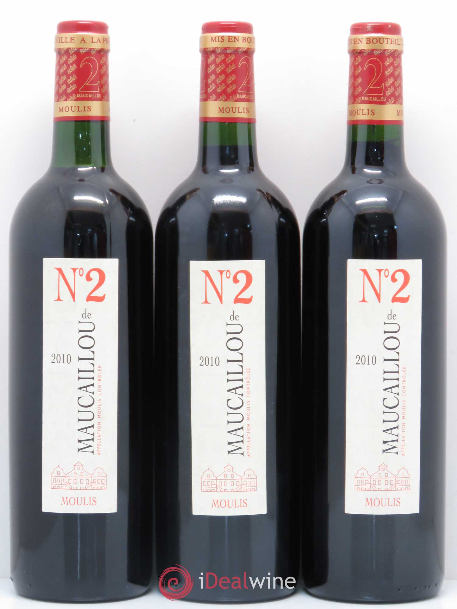 Moulis en Médoc Numéro 2 de Maucaillou 2010 - Lot de 12 bouteilles - 4
