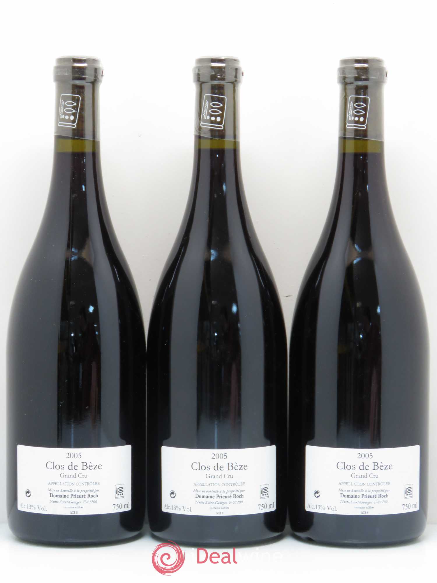 Chambertin Clos de Bèze Grand Cru Prieuré Roch 2005 - Lot de 3 bouteilles - 1