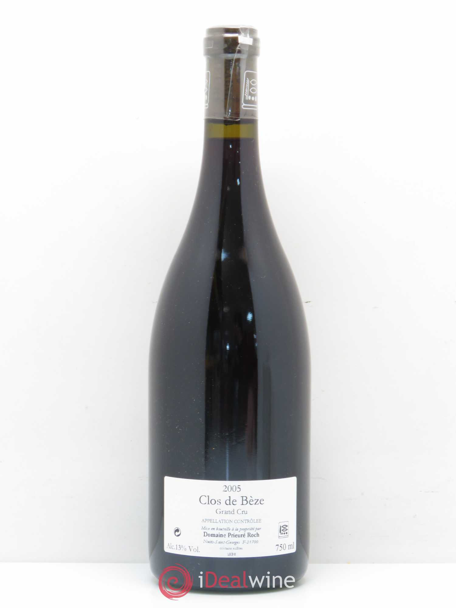 Chambertin Clos de Bèze Grand Cru Prieuré Roch 2005 - Lot de 1 bouteille - 1
