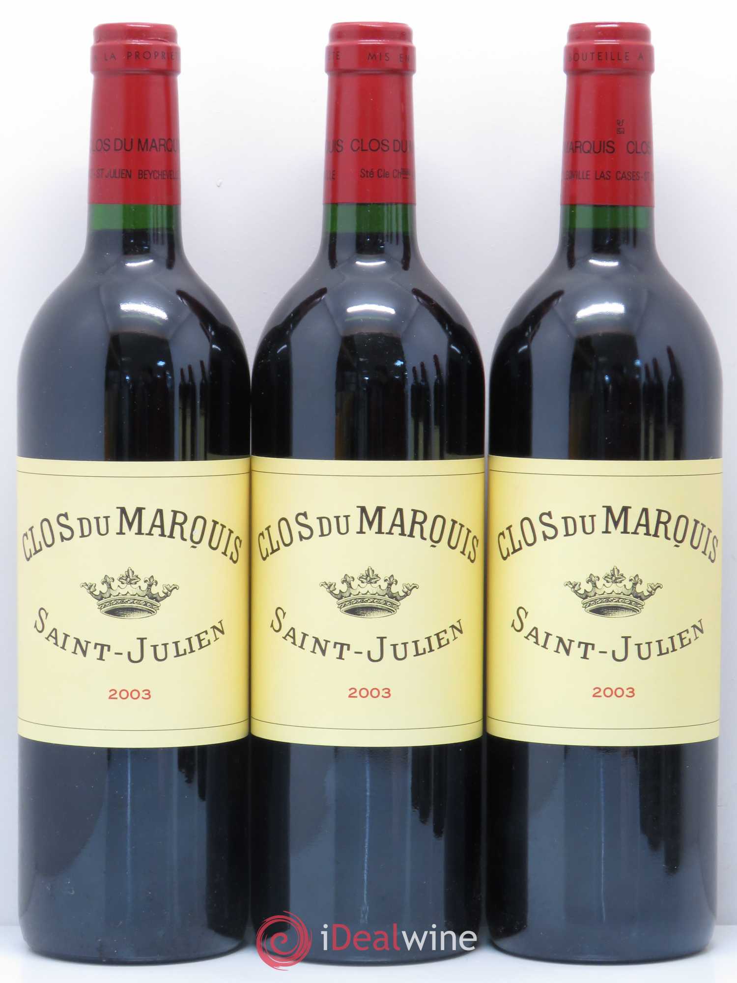 Clos du Marquis 2003 - Lot de 6 bouteilles - 1