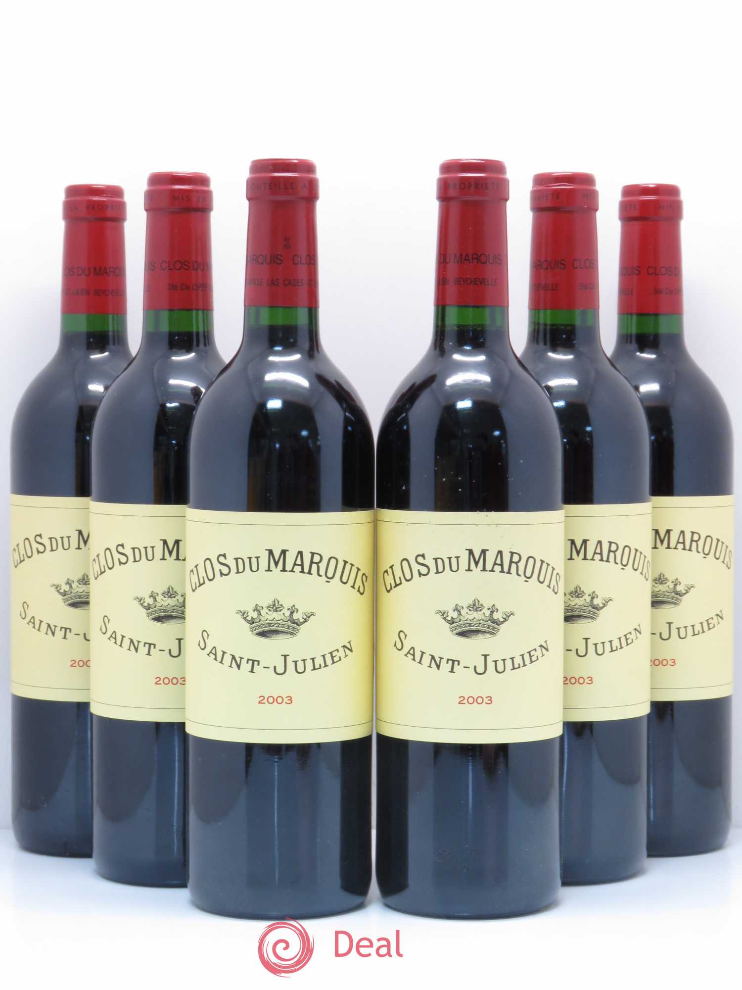 Clos du Marquis 2003 - Lot de 6 bouteilles - 0