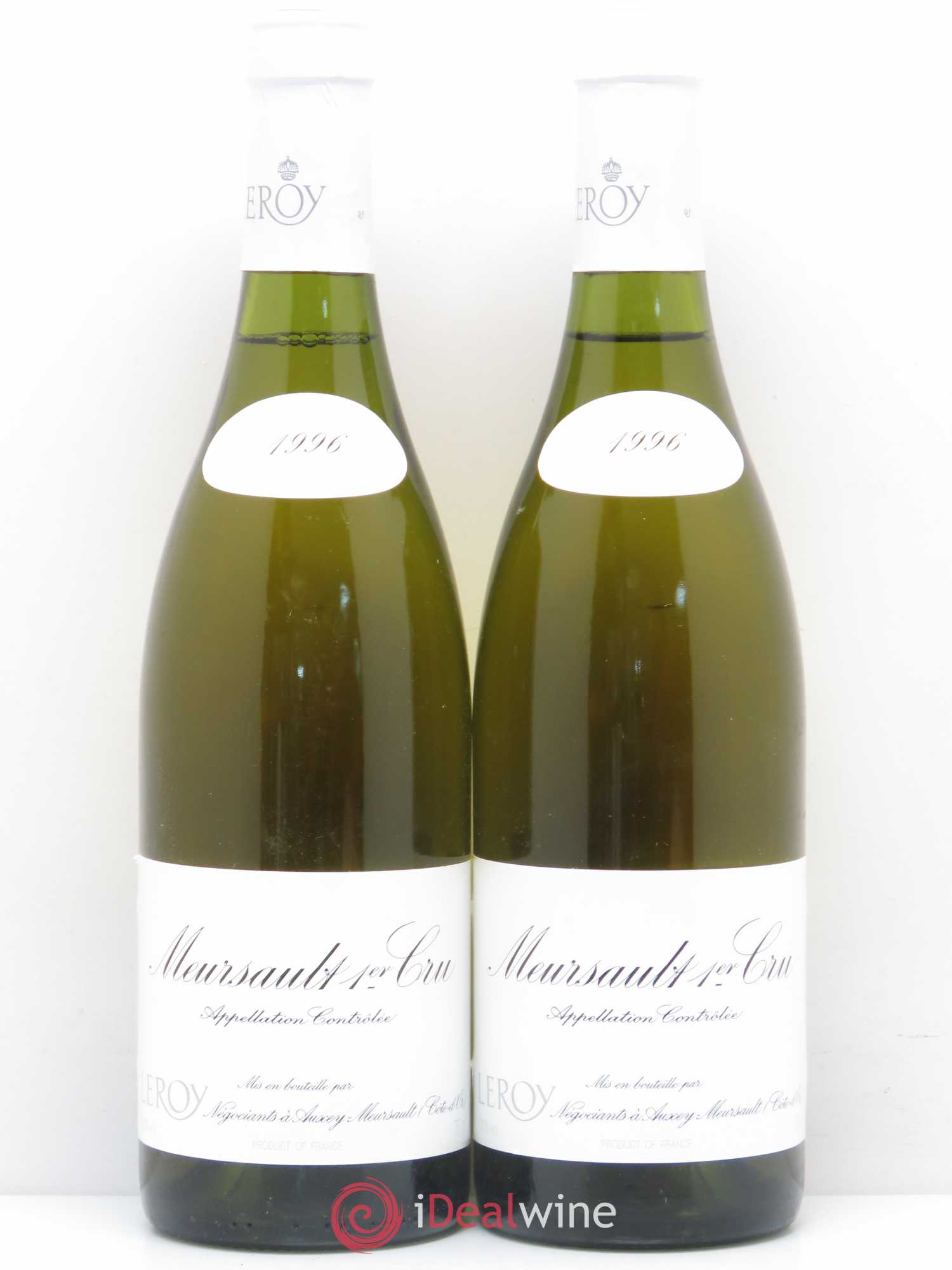 Meursault 1er Cru Leroy SA 1996 - Lot de 2 bouteilles - 0