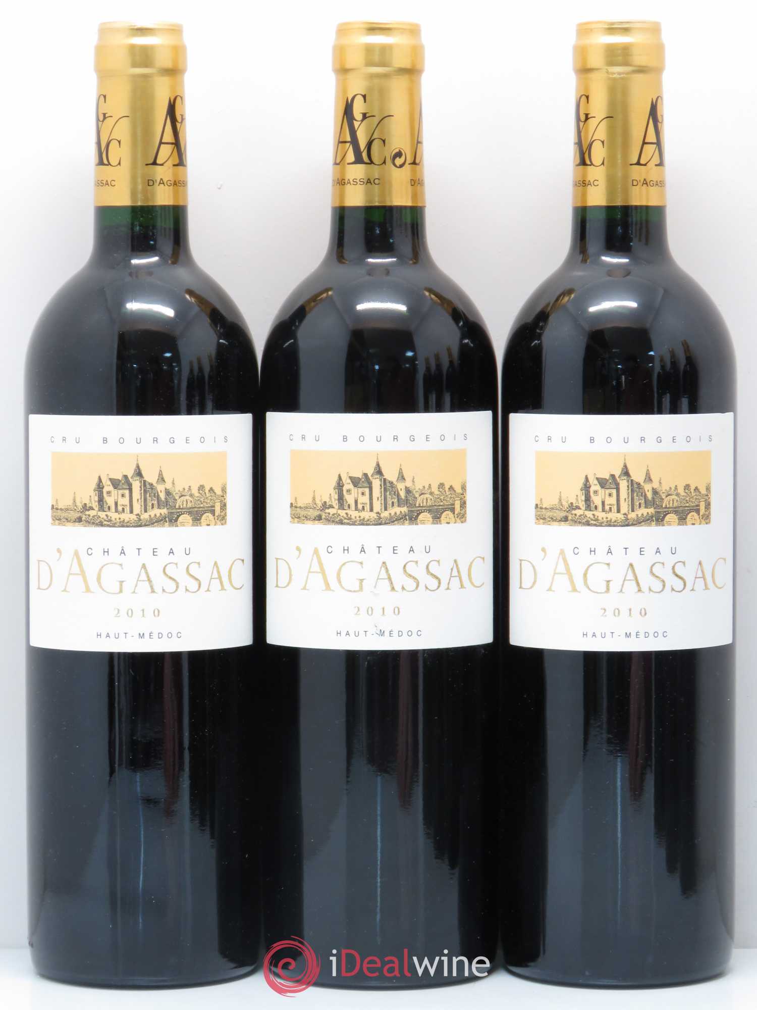 Château d' Agassac Cru Bourgeois 2010 - Lot de 6 bouteilles - 1
