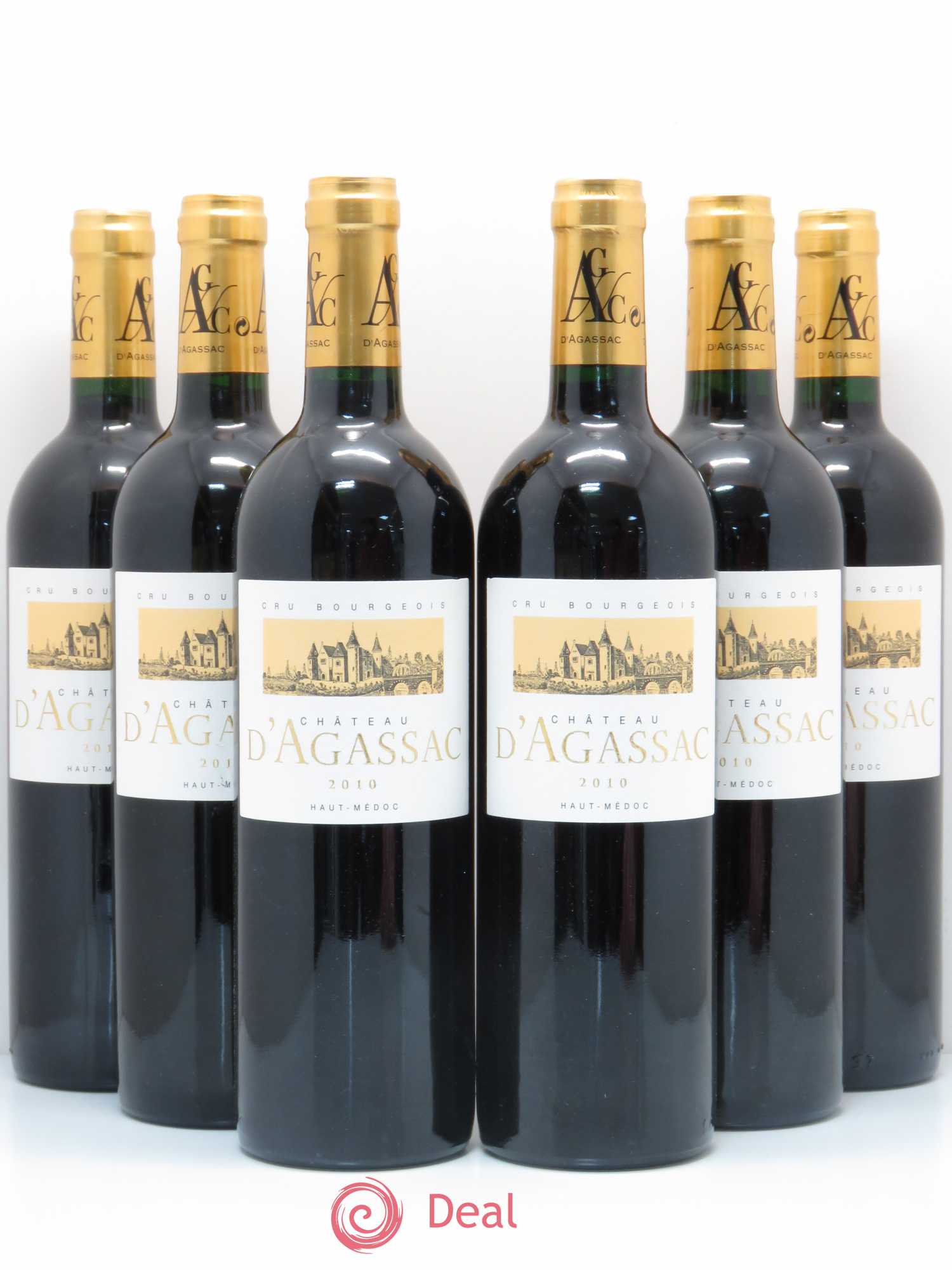 Château d' Agassac Cru Bourgeois 2010 - Lot de 6 bouteilles - 0