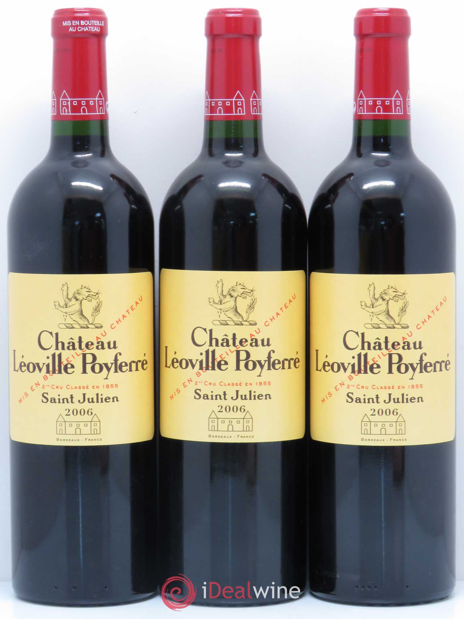 Château Léoville Poyferré 2ème Grand Cru Classé 2006 - Lot de 6 bouteilles - 2