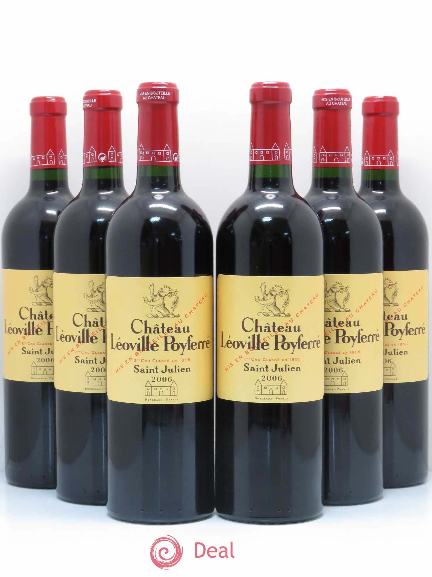Château Léoville Poyferré 2ème Grand Cru Classé 2006 - Lot de 6 bouteilles - 0