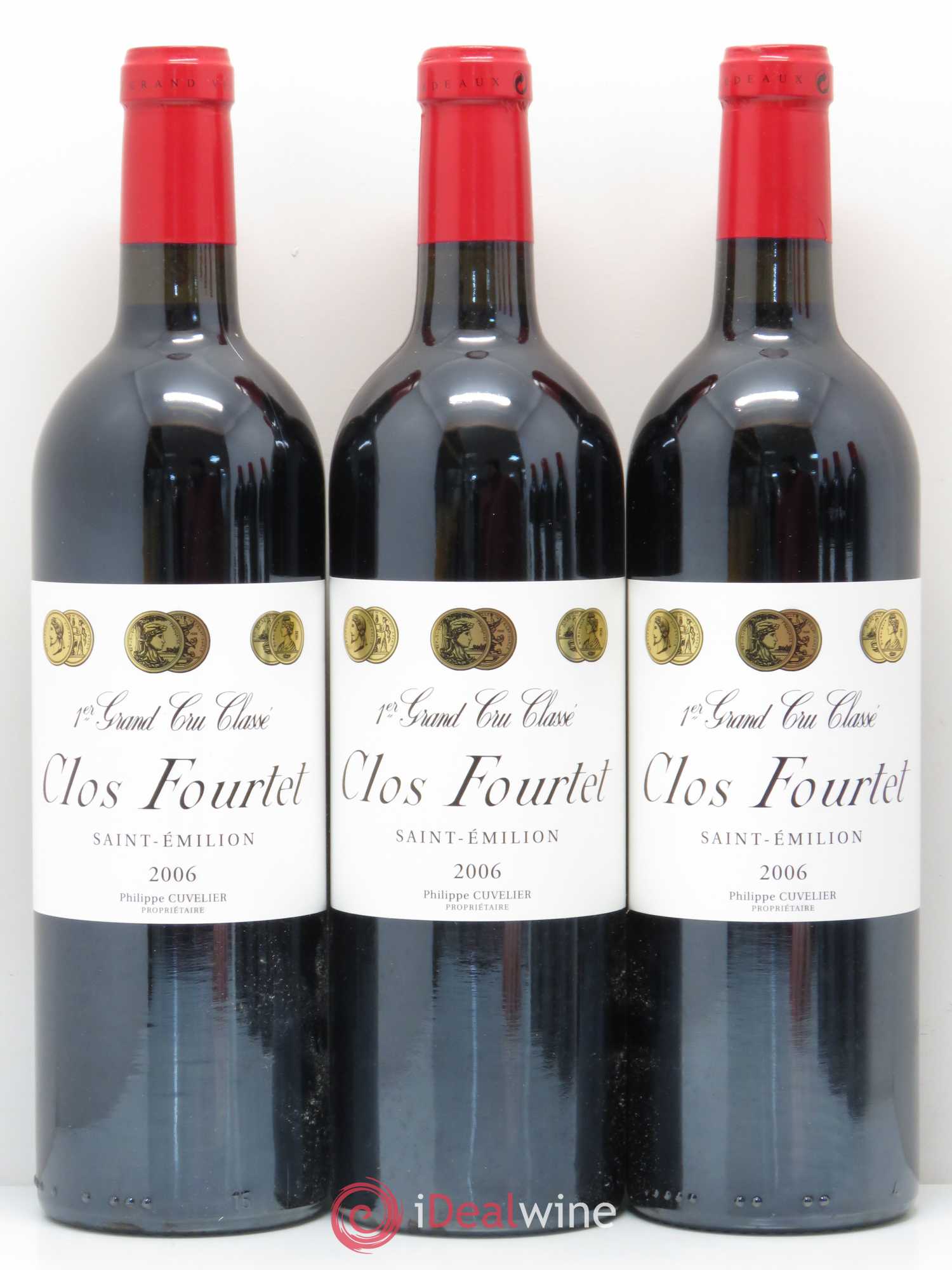 Clos Fourtet 1er Grand Cru Classé B 2006 - Lot de 6 bouteilles - 1
