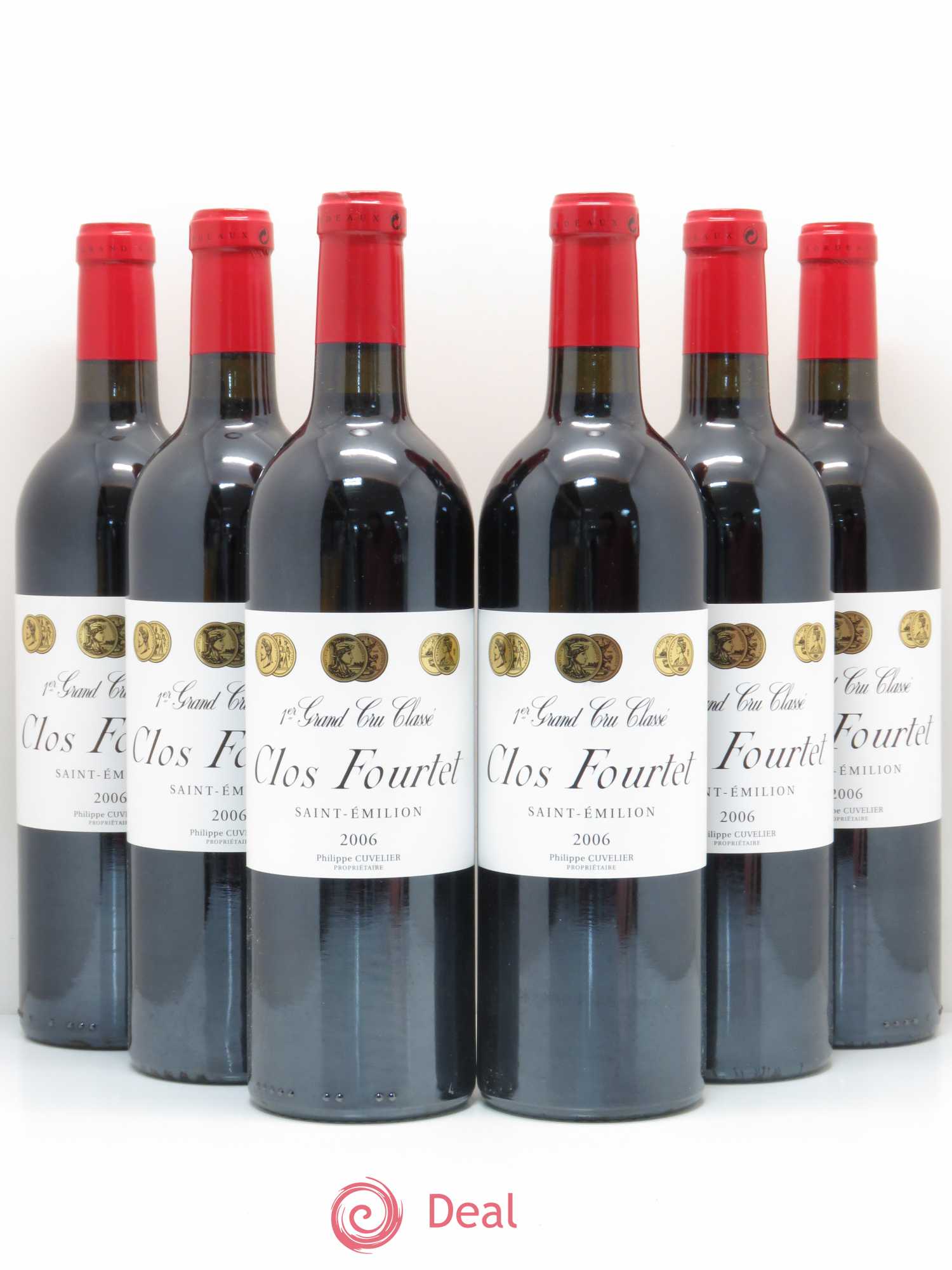 Clos Fourtet 1er Grand Cru Classé B 2006 - Lot de 6 bouteilles - 0