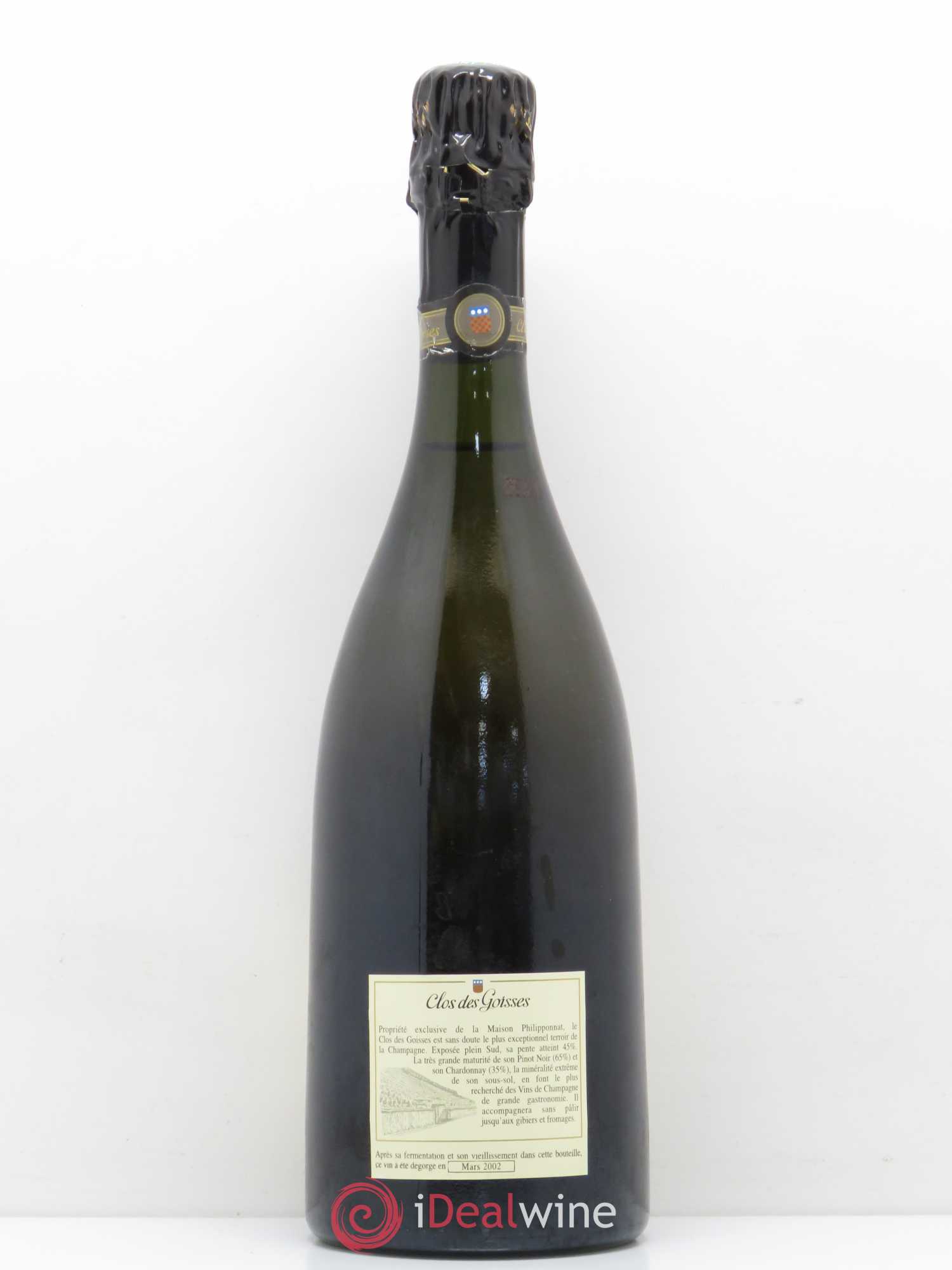 Clos des Goisses Philipponnat 1991 - Lot de 1 bouteille - 1