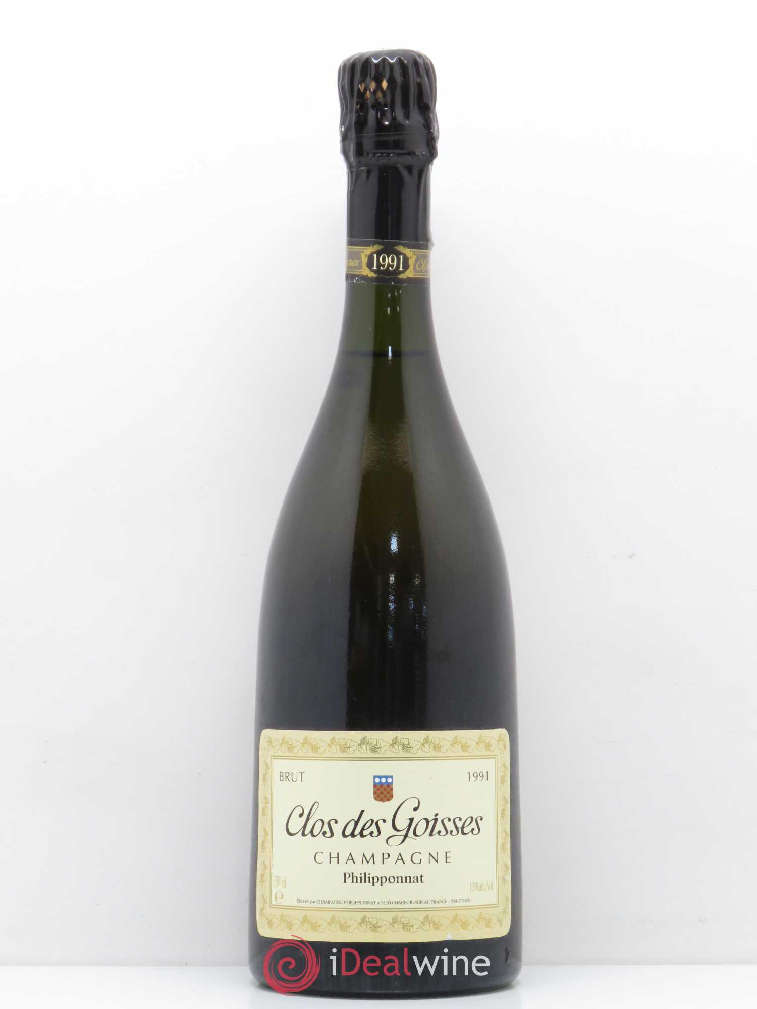 Clos des Goisses Philipponnat 1991 - Lot de 1 bouteille - 0