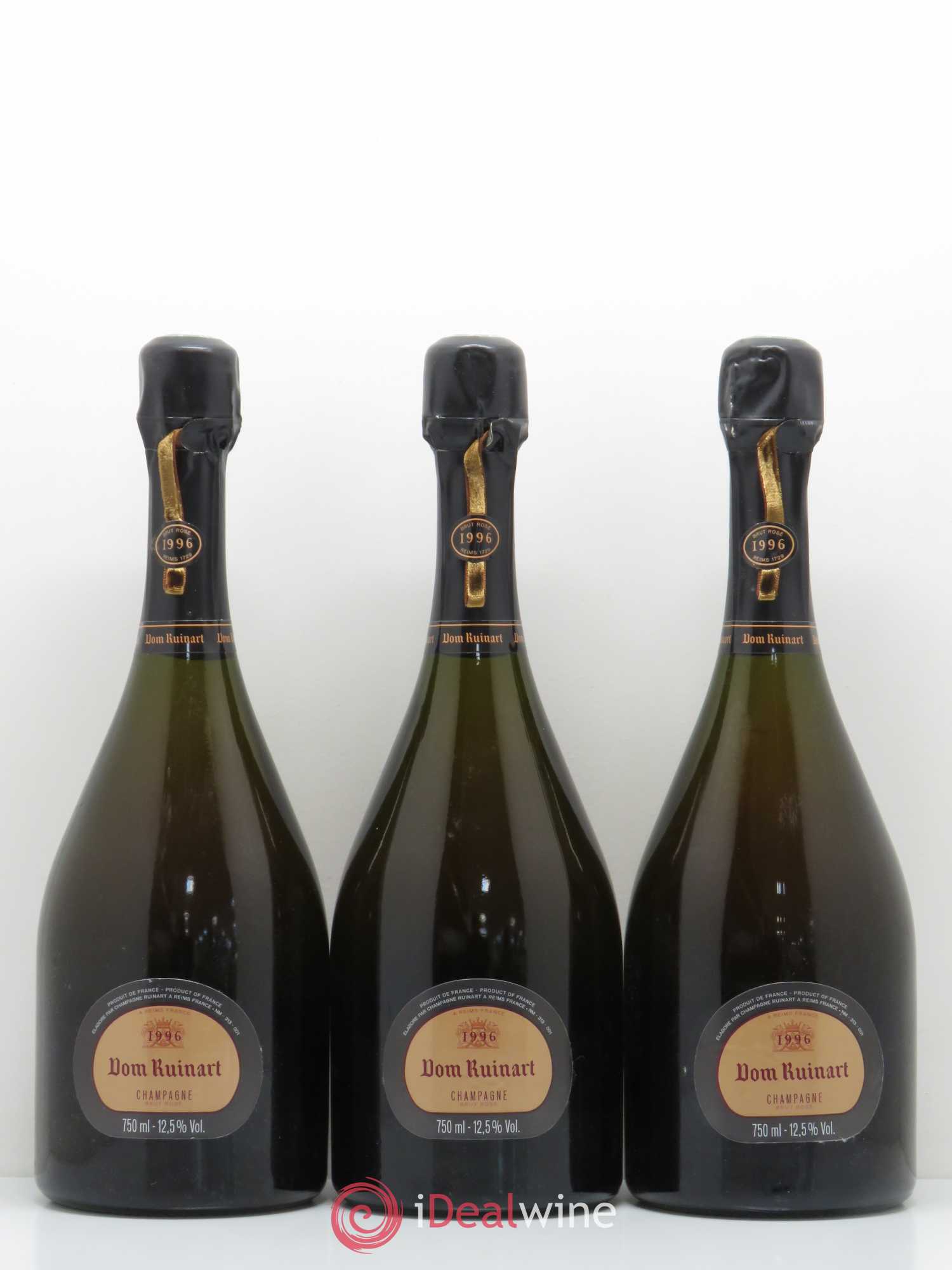 Dom Ruinart Brut Ruinart 1996 - Lot de 3 bouteilles - 0