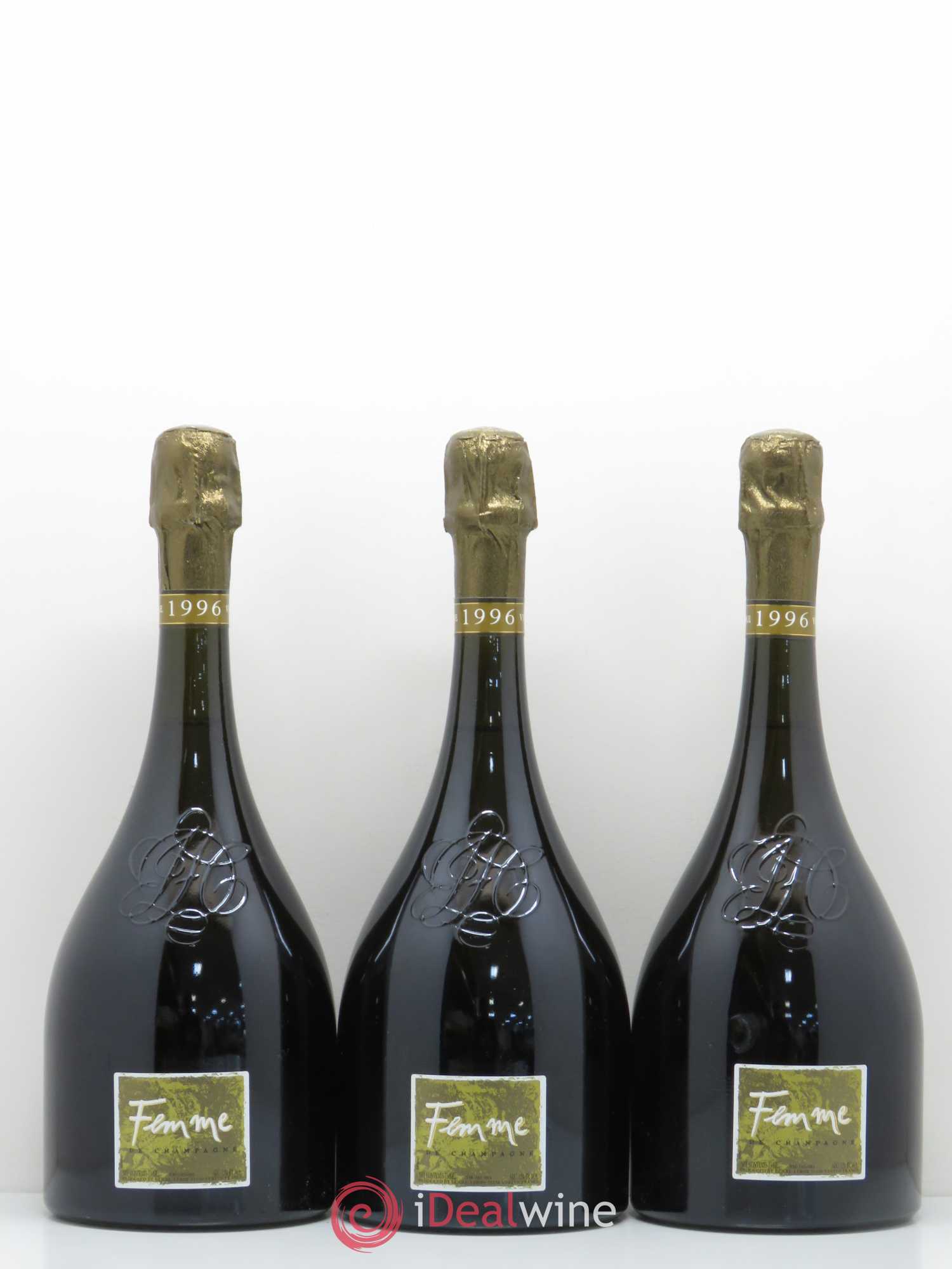 Champagne Cuvée Femme Duval Leroy 1996 - Posten von 3 Flaschen - 0