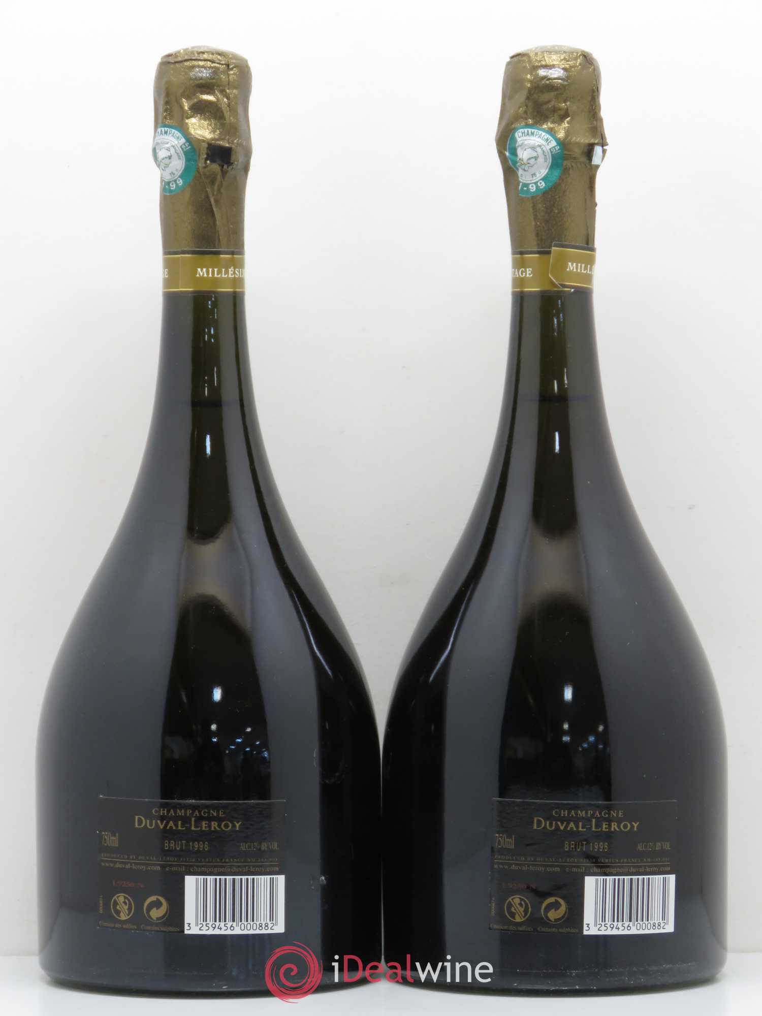 Champagne Cuvée Femme Duval Leroy 1996 - Posten von 2 Flaschen - 1