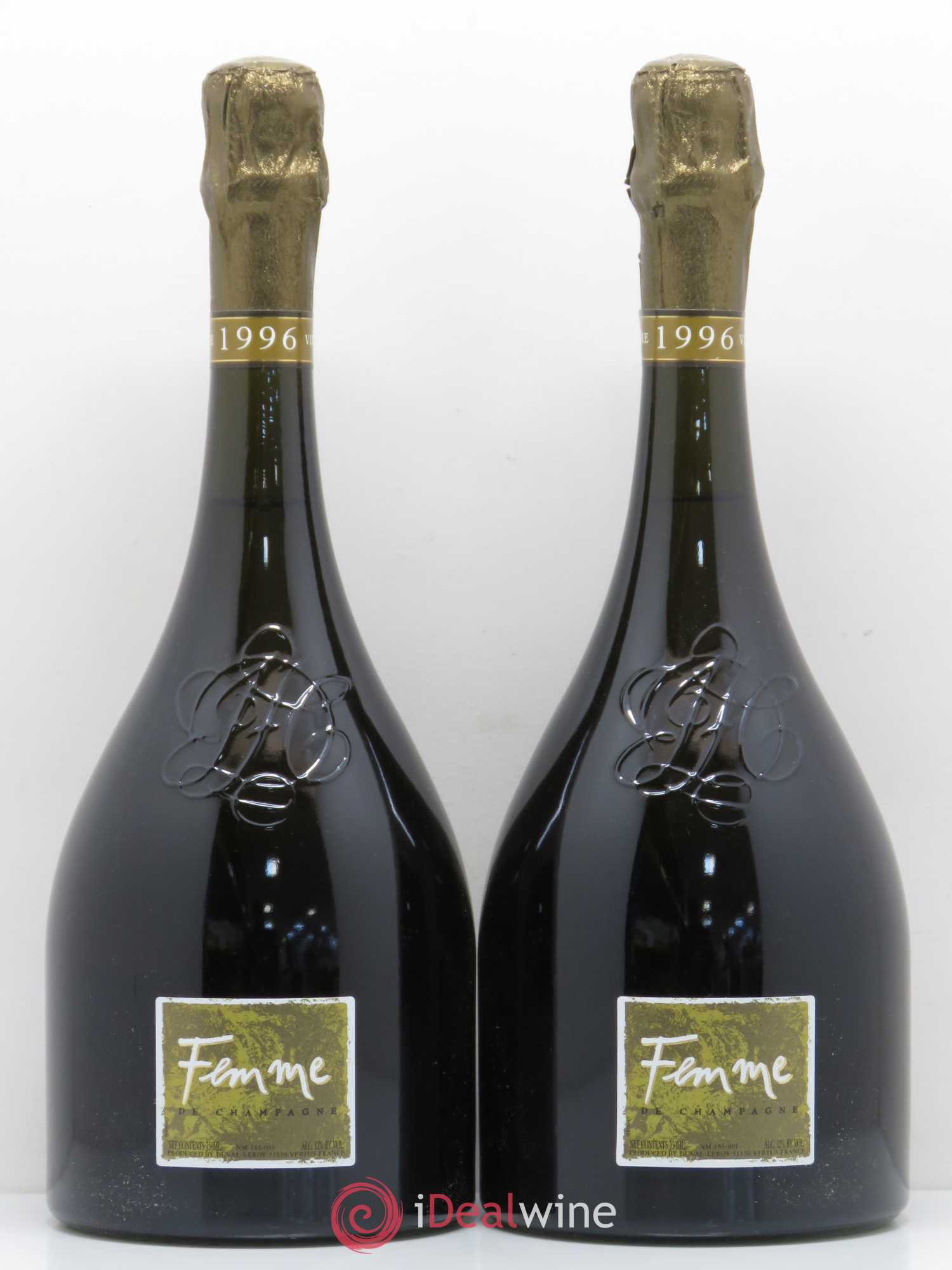 Champagne Cuvée Femme Duval Leroy 1996 - Posten von 2 Flaschen - 0