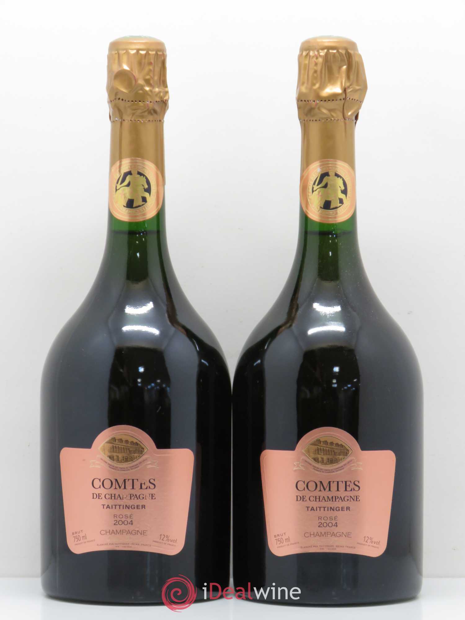 Comtes de Champagne Rosé Grand Cru Brut Taittinger 2004 - Lot de 2 bouteilles - 0